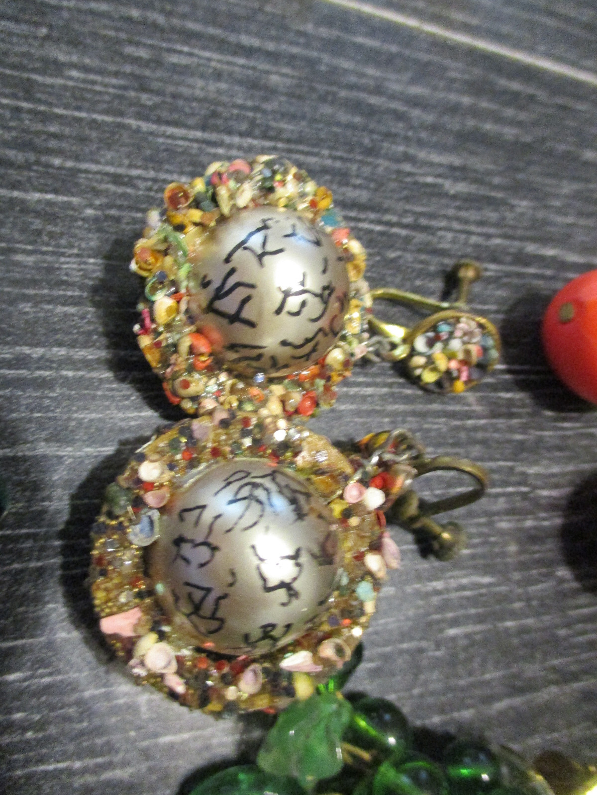Lot 15 Vtg Estate Assorted Styles Sizes Chandelier Screwback Clip Earrings!46
