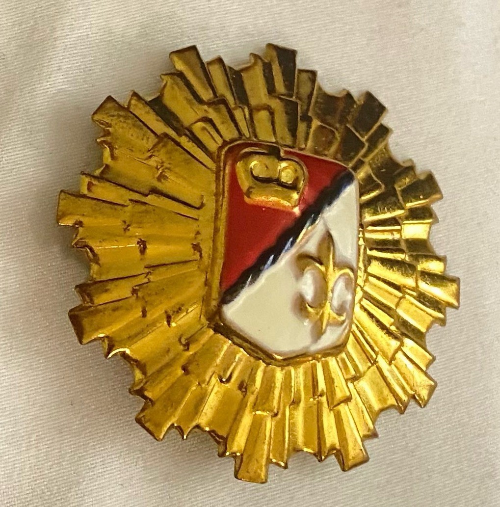 Vintage Heraldic Crest 1940s or WWII Era