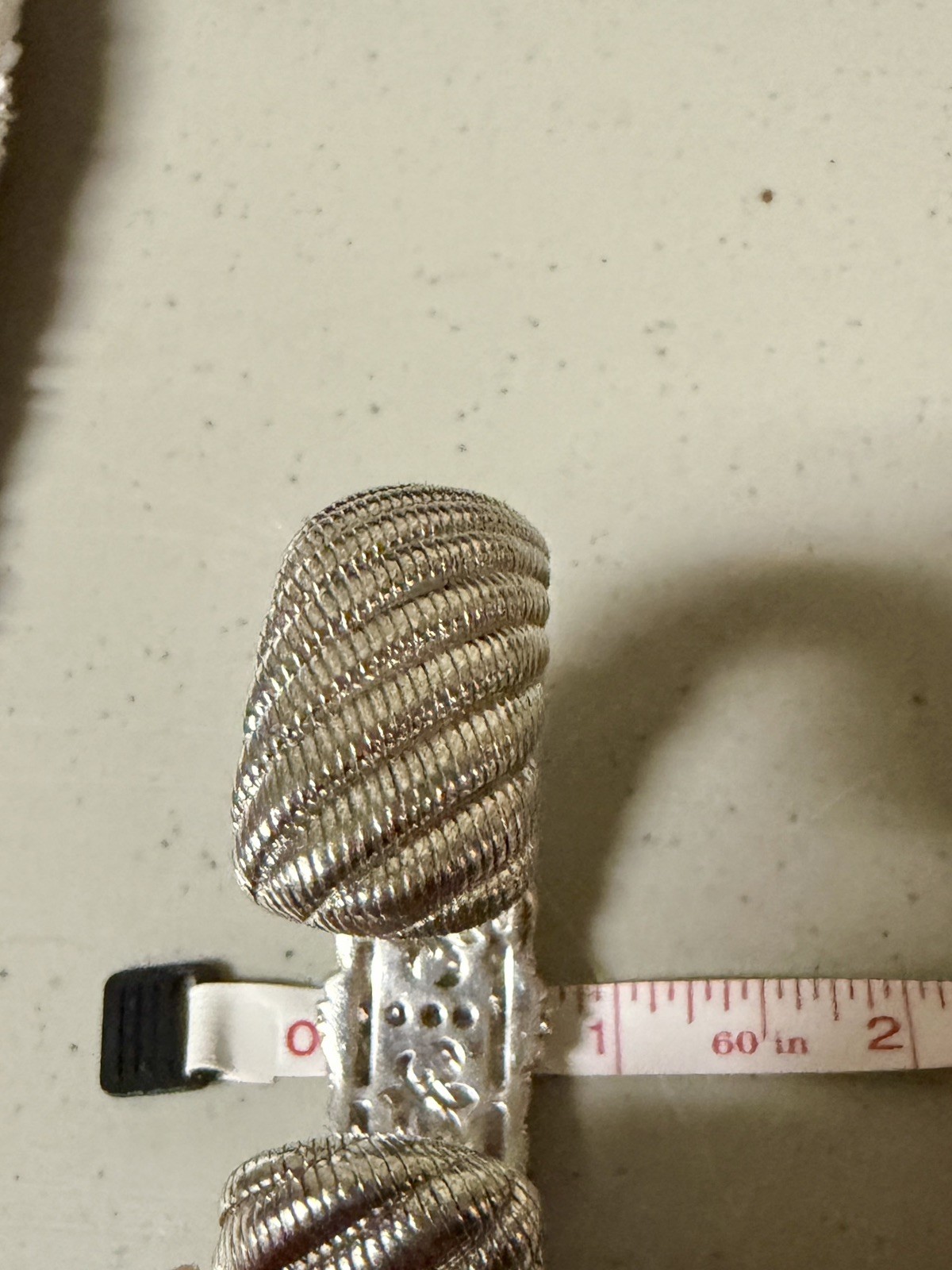 JUDITH RIPKA Sterling Silver Cubic Zirconia Cable Twist Wide Cuff Bracelet; 75g
