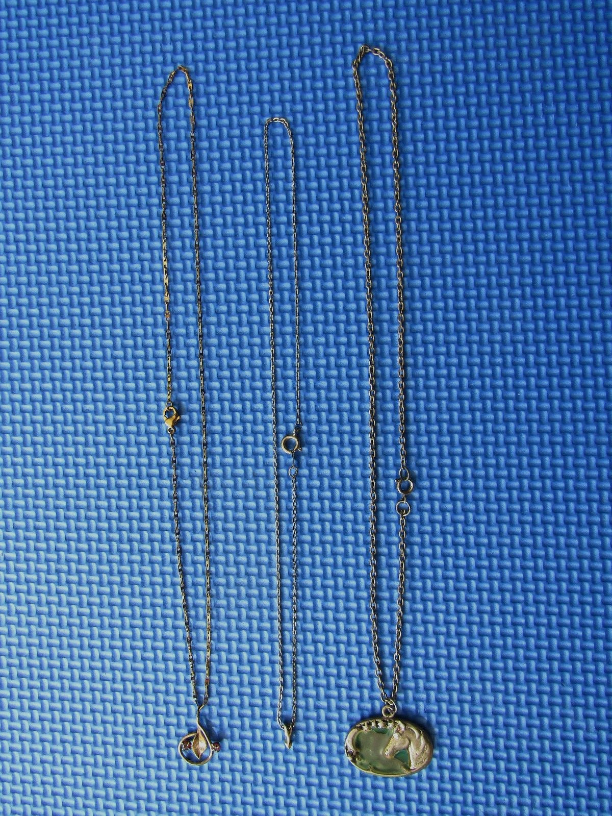 Vintage “PENDANT CHAIN NECKLACES” !