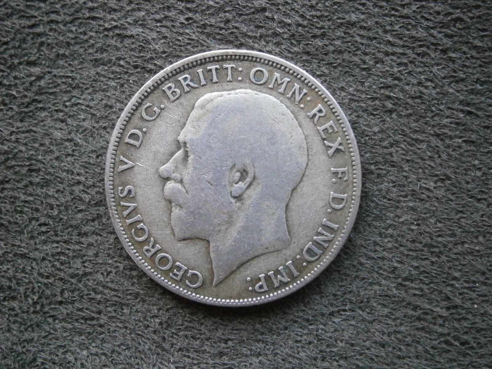 George V Florin Great Britain .500 Silver Coin ~ 1921 ~ 11.1g