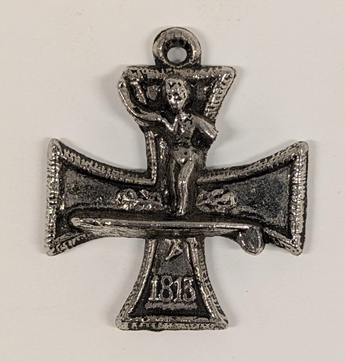 Vintage 1960s Ed “Big Daddy” Roth Surfer Maltese Iron Cross Pendant