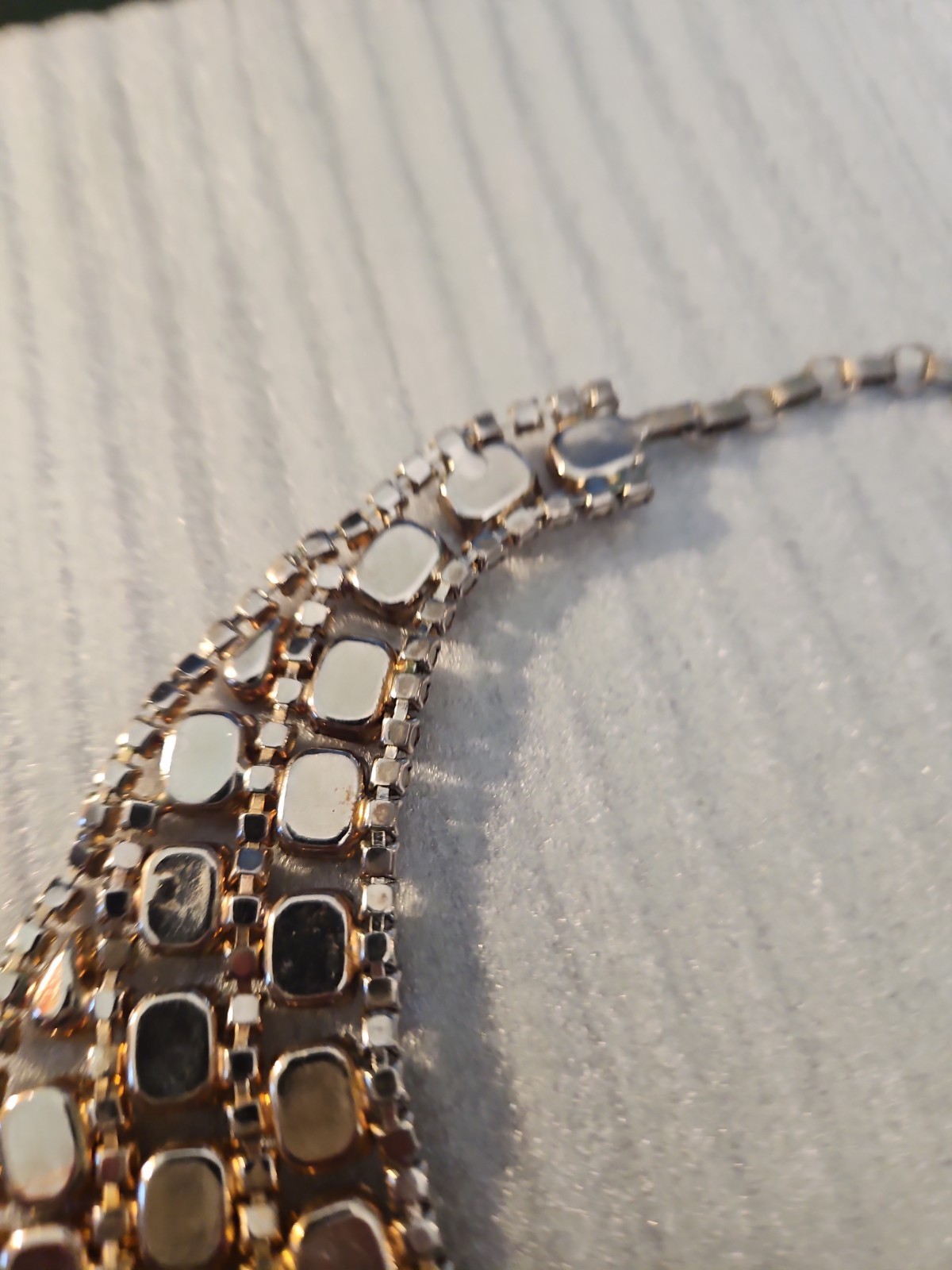 Gorgeous Estate Sale Find Vintage Citrine Collar Deco Style “Costume” Necklace!!