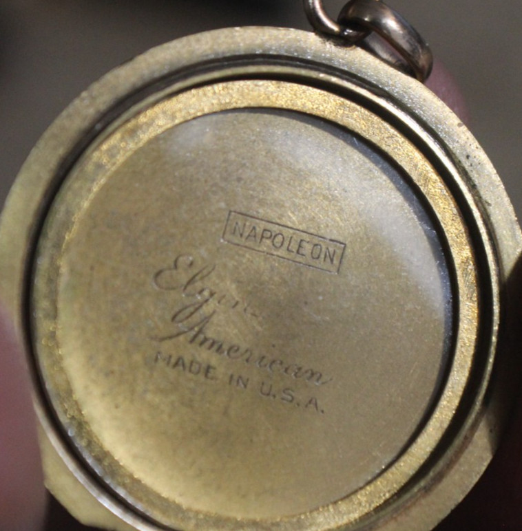 Wonderful Gold Filled ‘NAPOLEON’ Elgin American Double Photo Locket Pendant