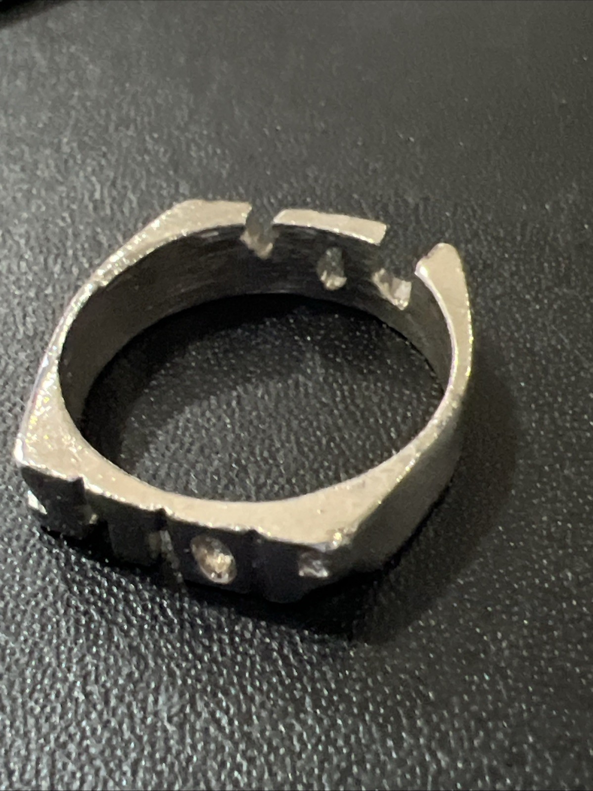 Vintage Ring Size 9.5 Says Love On One Side Stop On The Other