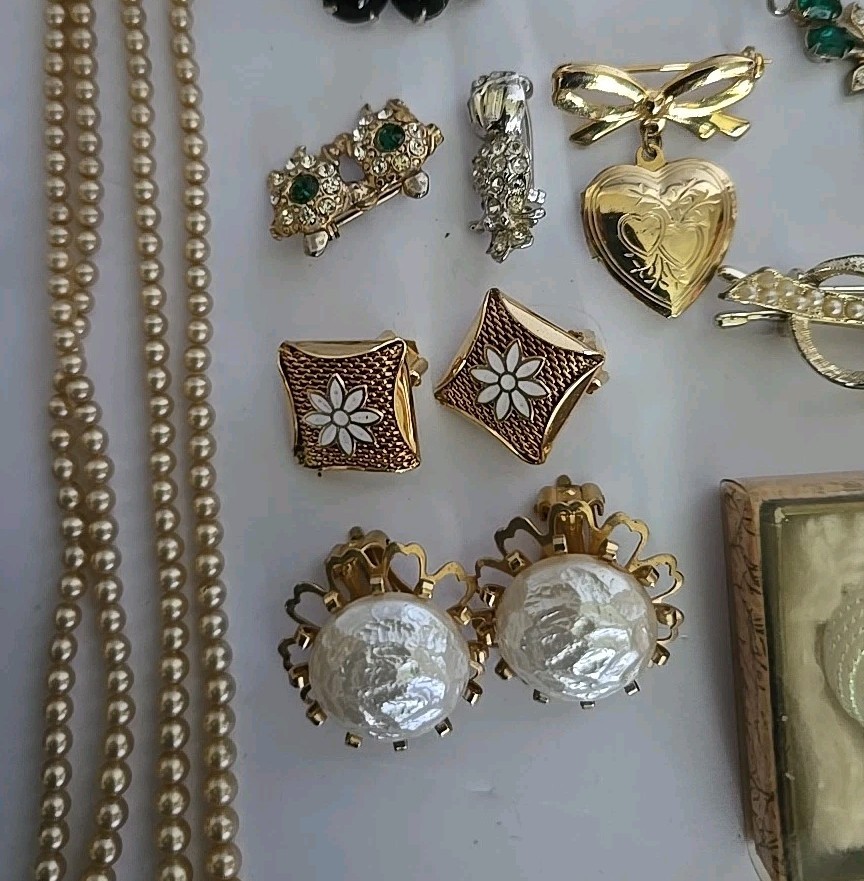 Vtg & Modern & Other Jewelry Lot Earrings Necklaces