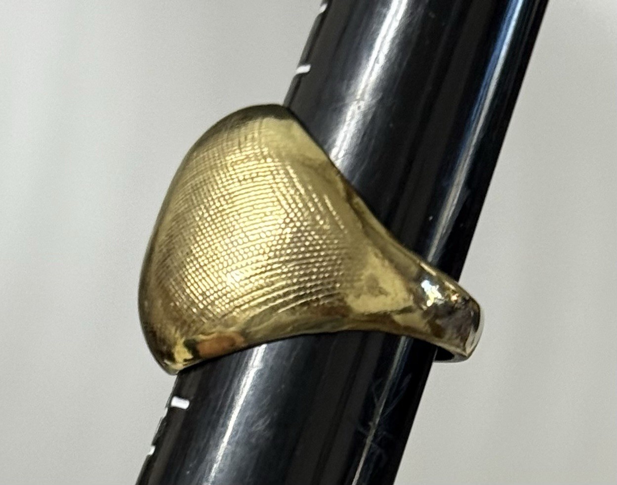 New Vintage Dome Ring Size 6 1/2 Karatclad 18K Gold Plate – Great Gift