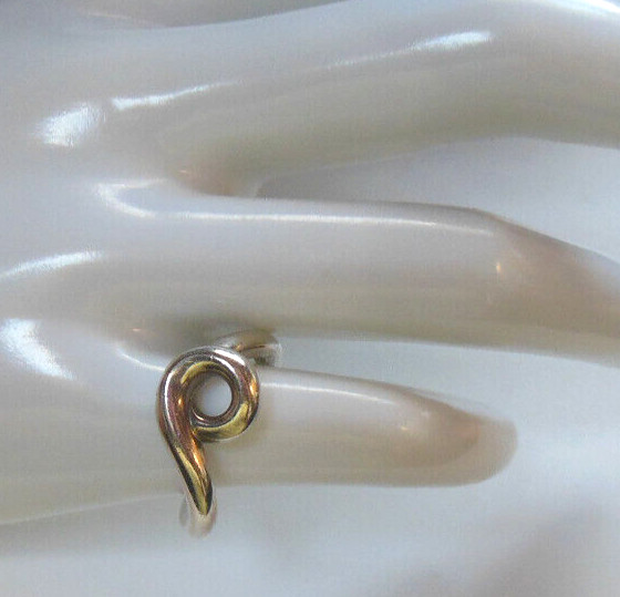 Vintage Signed Cummings 1984 Sterling Ring Size 5.5