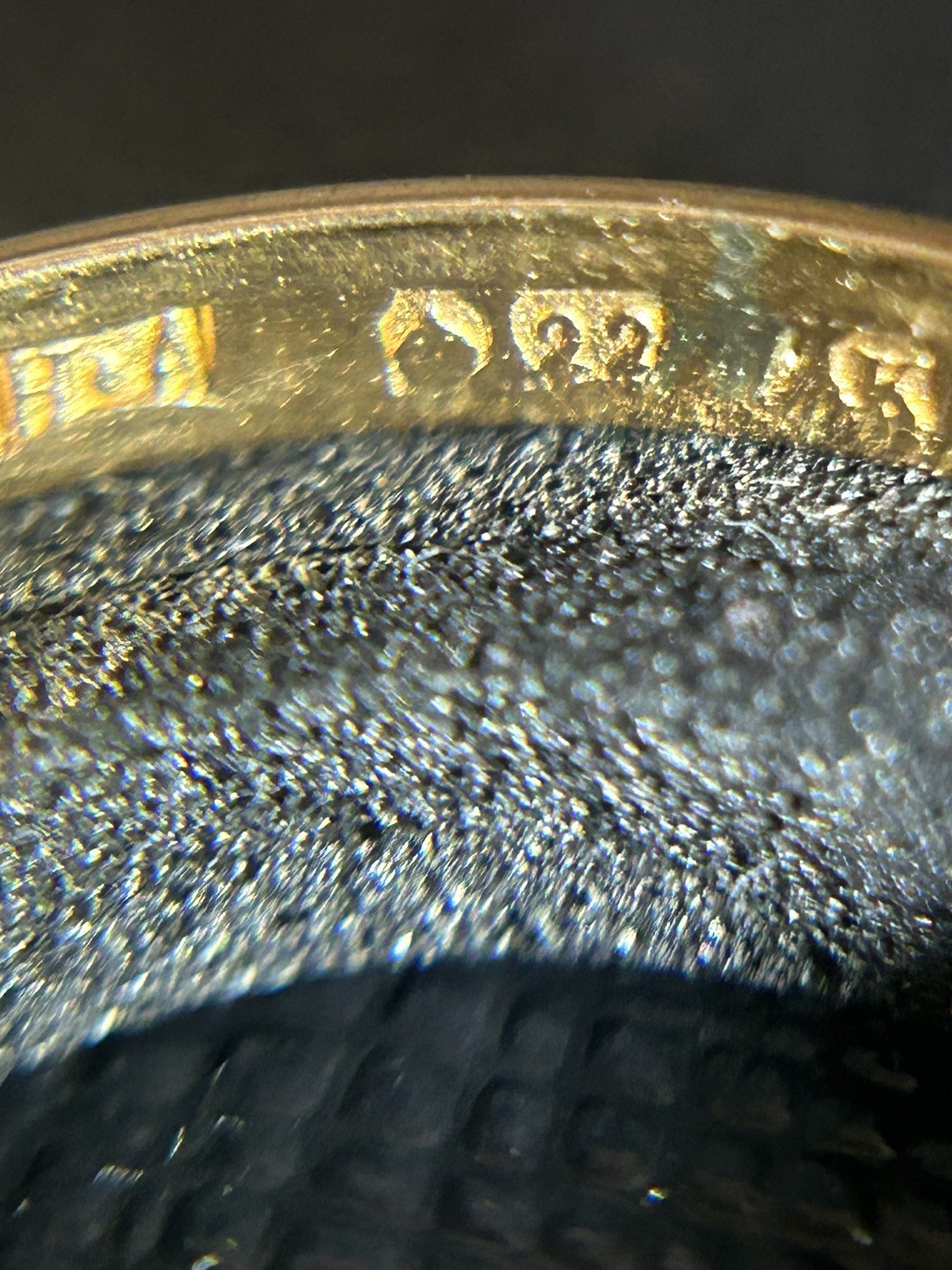 22K Gold Band Ring Vintage Antique from United Kingdom