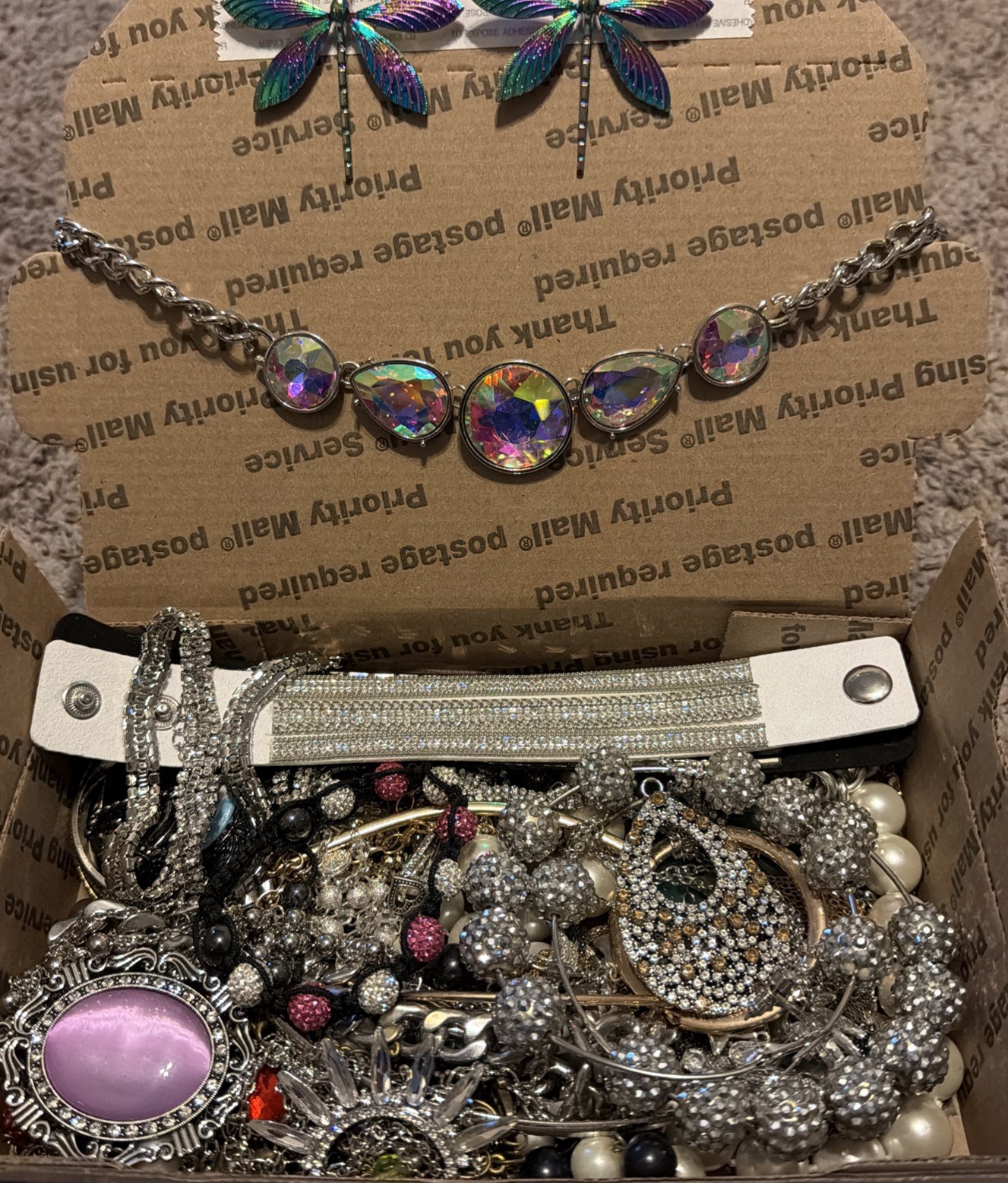 Vintage to Now Jewelry Lot, All Wearable Untested. No Junk. Box A7