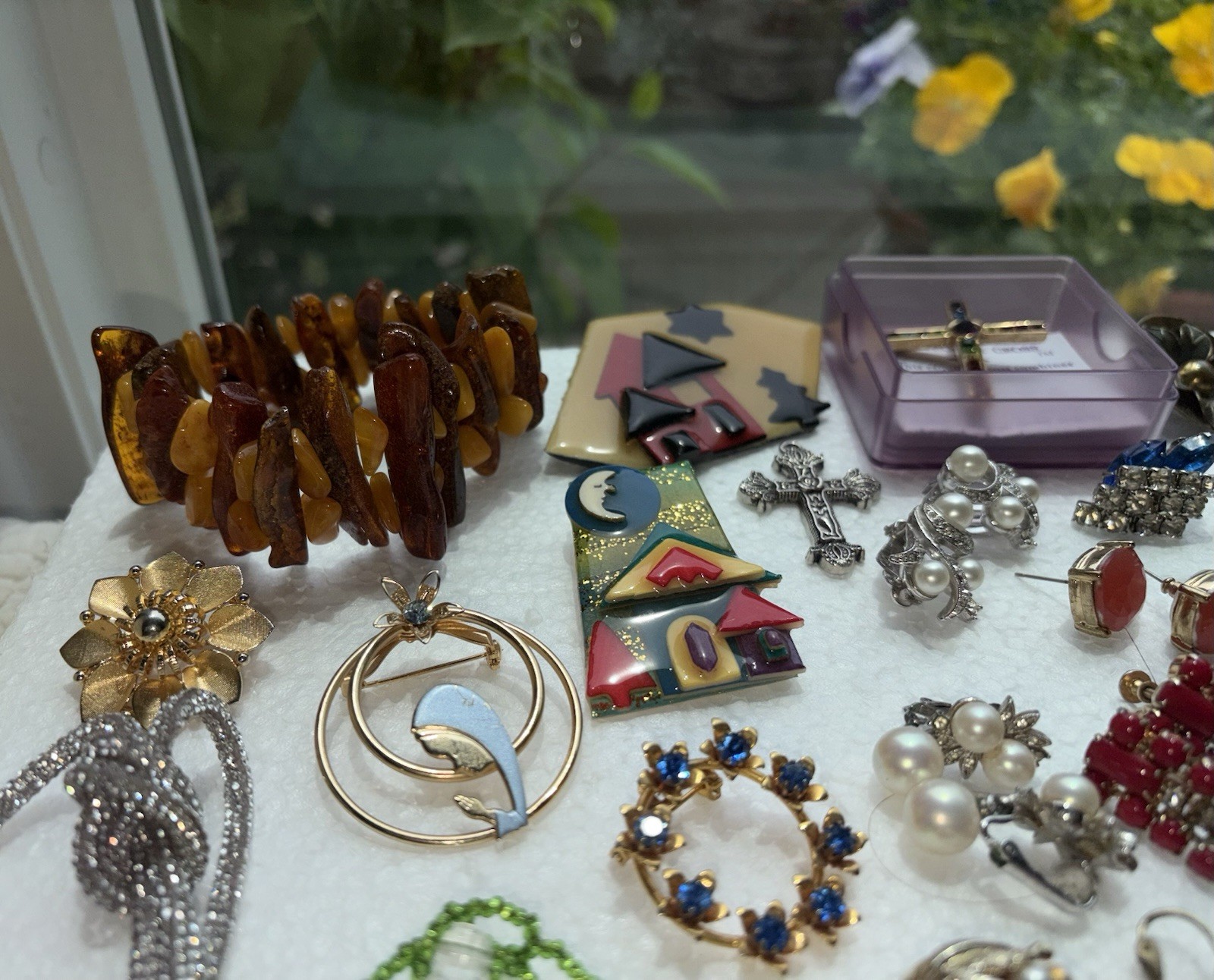 Vintage Jewelry Lot Trifari Bogoff Coro By David Warner Kramer Krementz Juliana