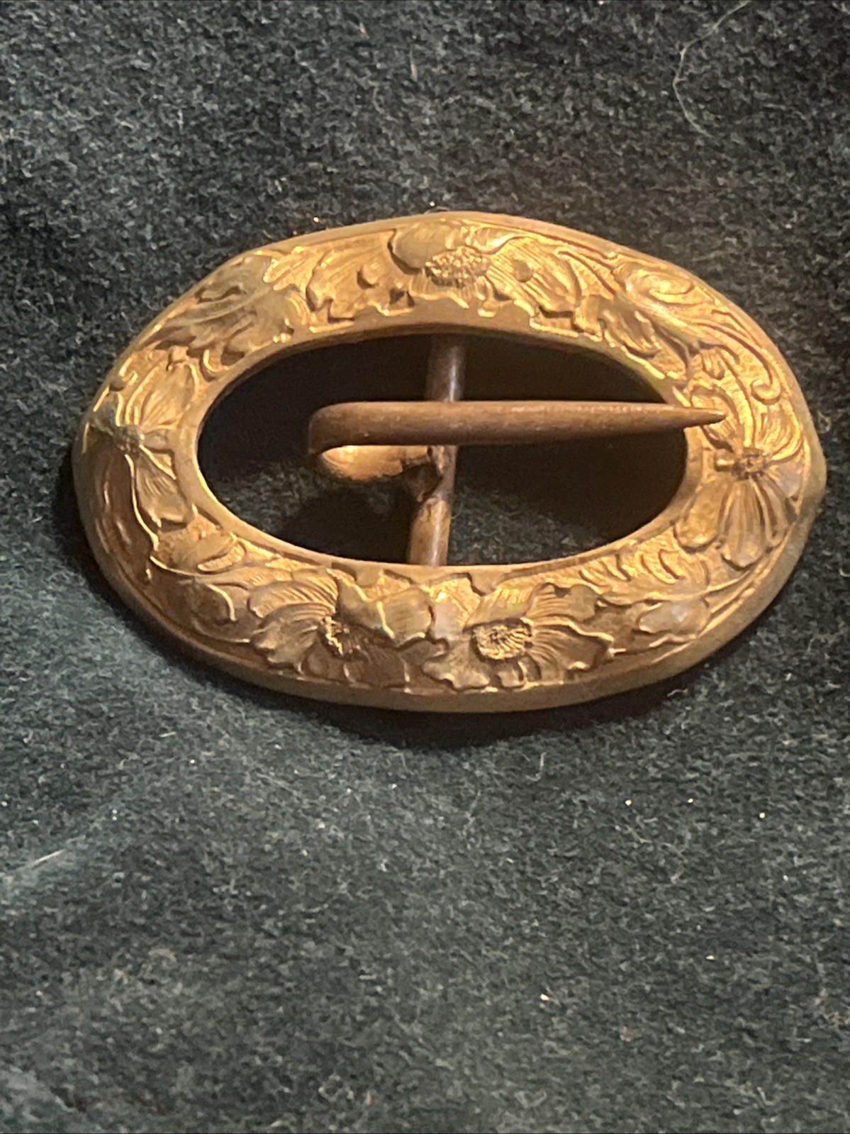 Antique Unger Brothers Art Nouveau Roman Alloy Sash Belt Buckle Victorian