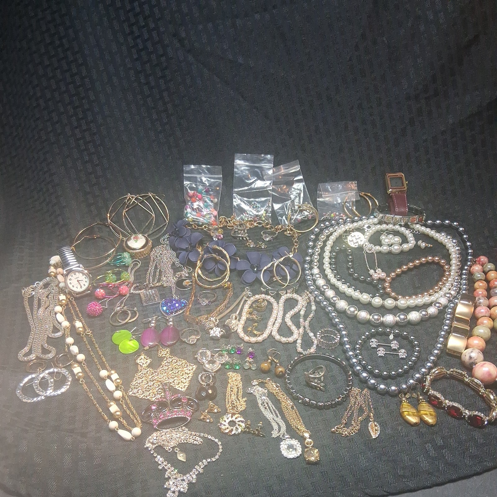 HUGE! Vintage to Now JUNK DRAWER LOT Estate Jewelry Unsearched Untested