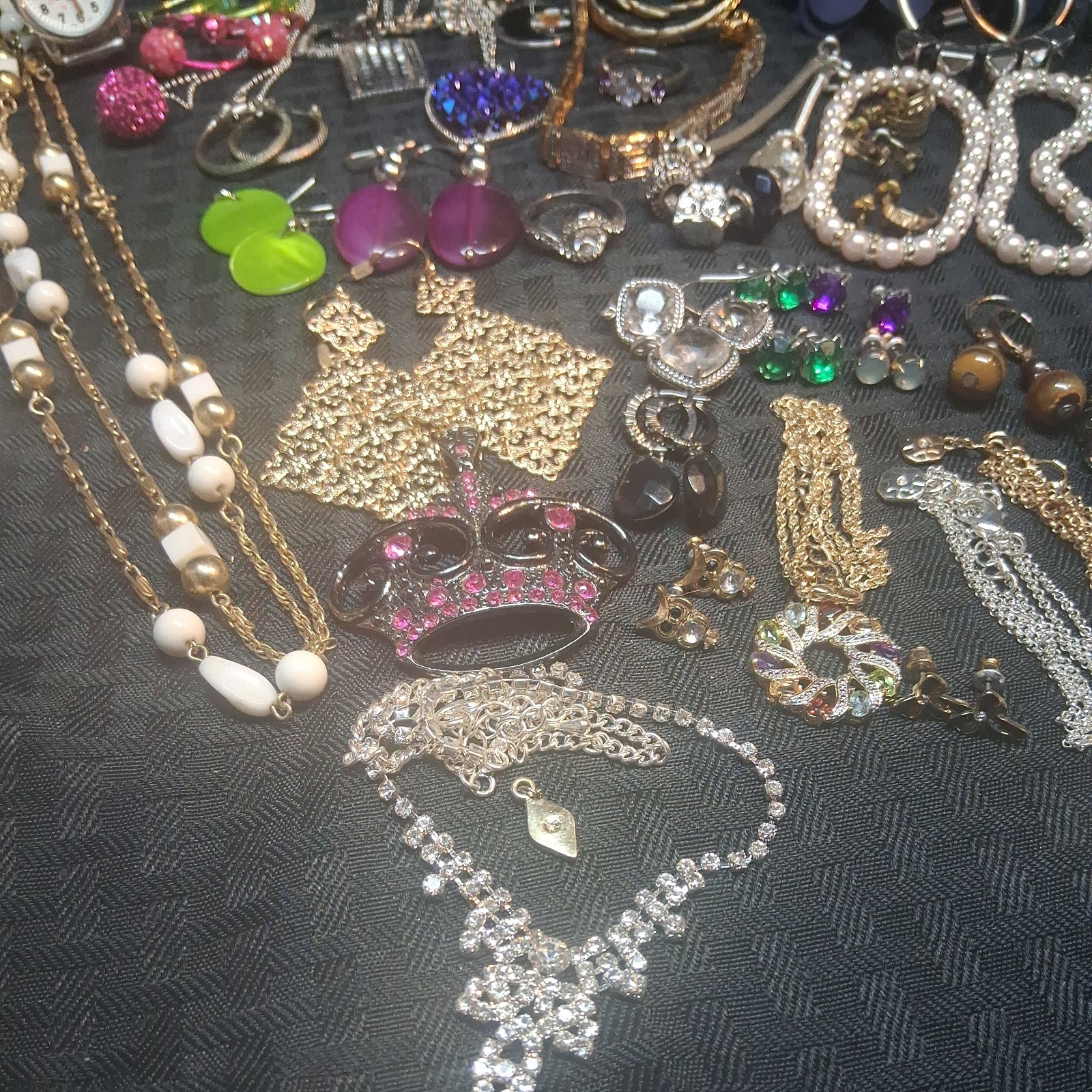 HUGE! Vintage to Now JUNK DRAWER LOT Estate Jewelry Unsearched Untested