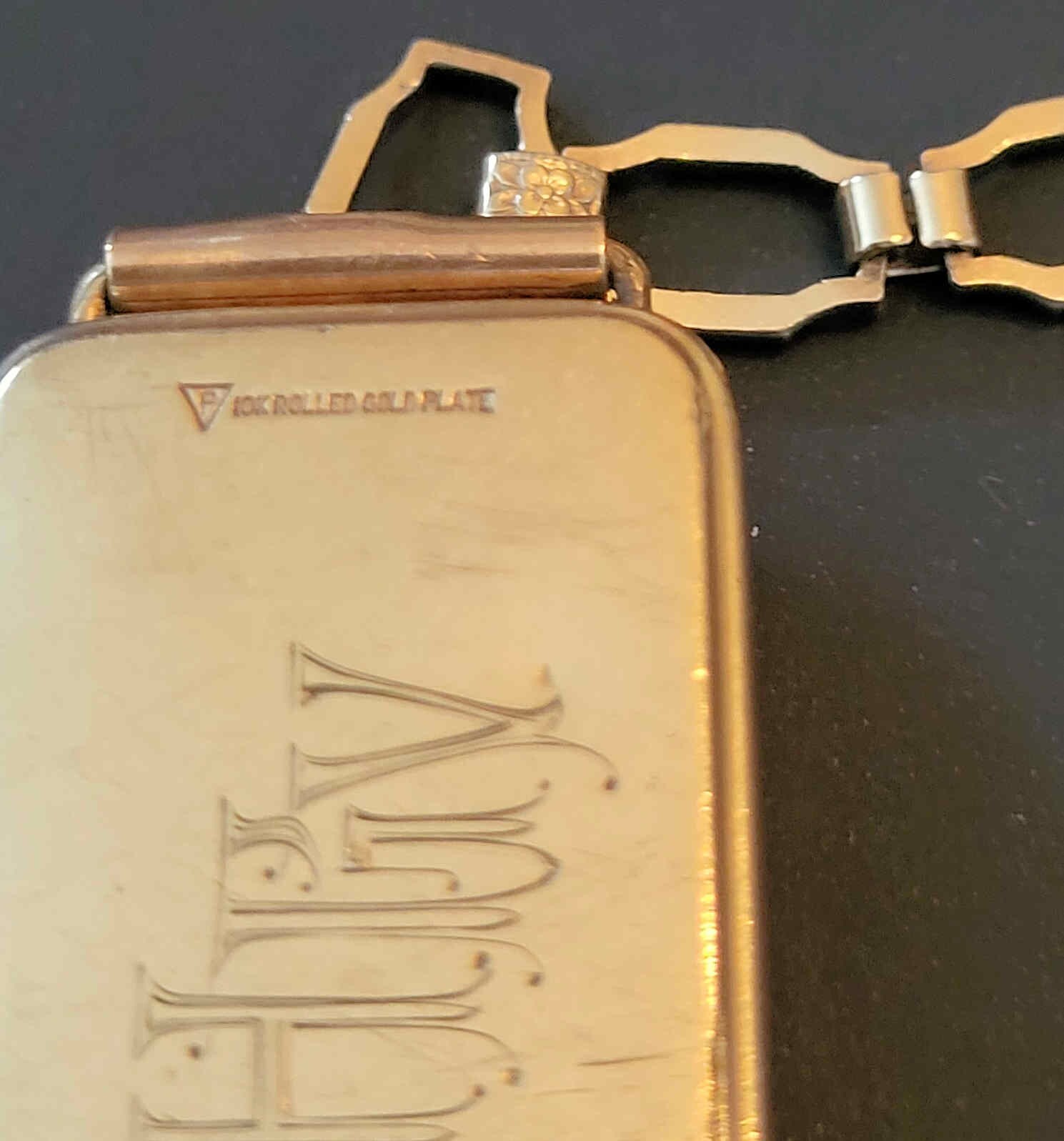 Vintage Elgin Ladies Watch “Art Deco” 1935 W/ Celluloid case
