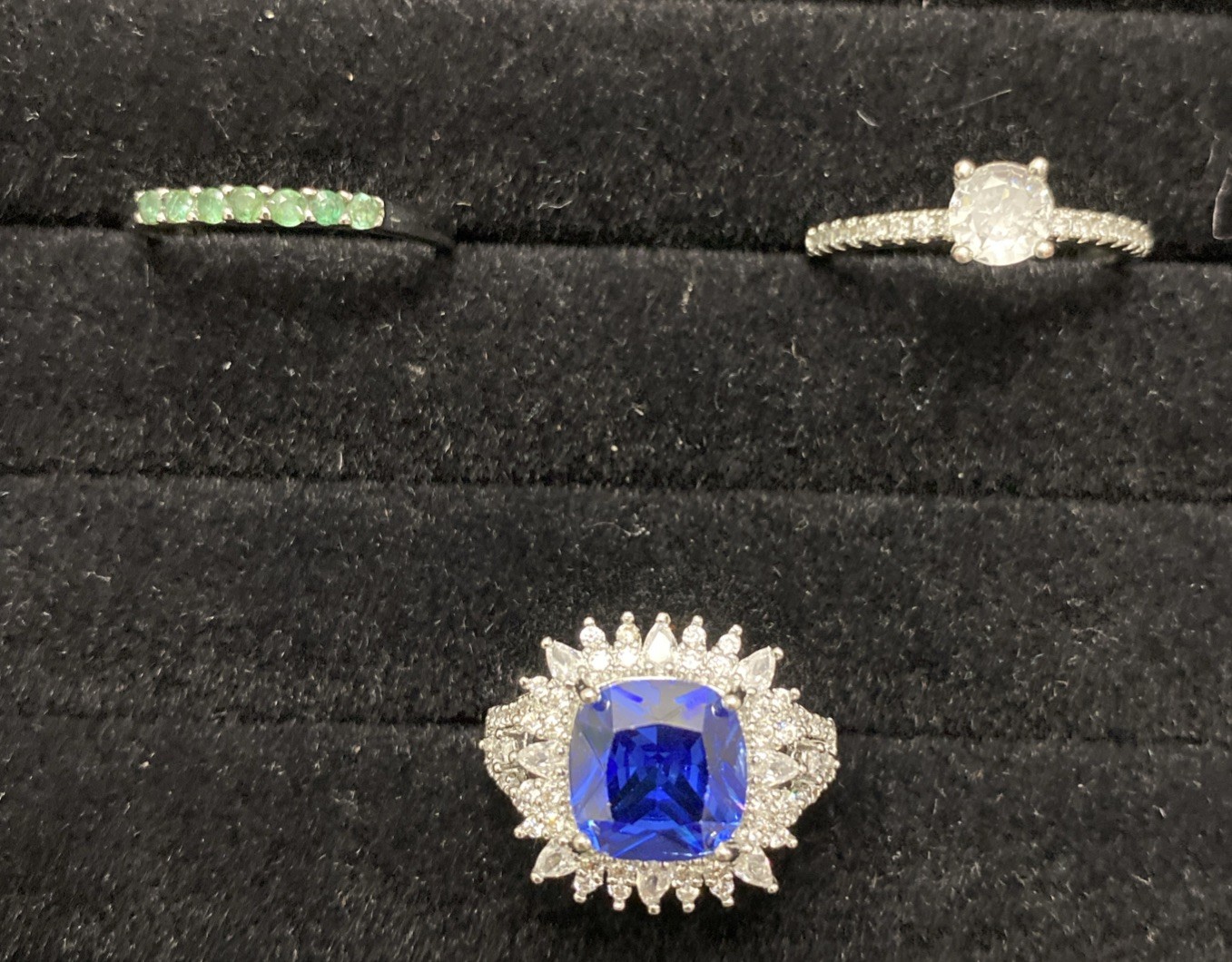 ✨Lot Of 5 Vintage To Now Beautiful Gemstone Estate Rings, All Size 8✨