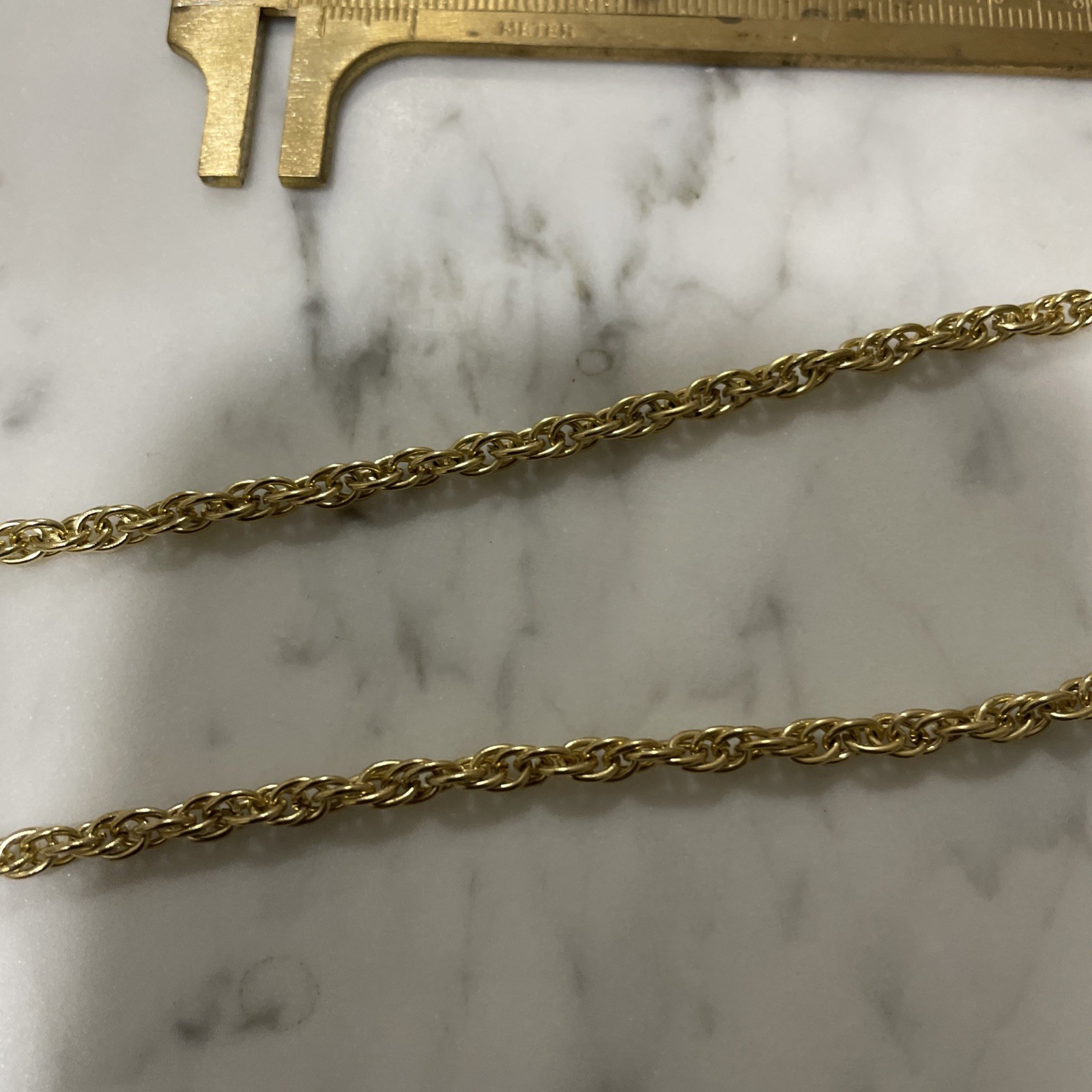 VTG Gold Plate 18” 4mm Rope Chain