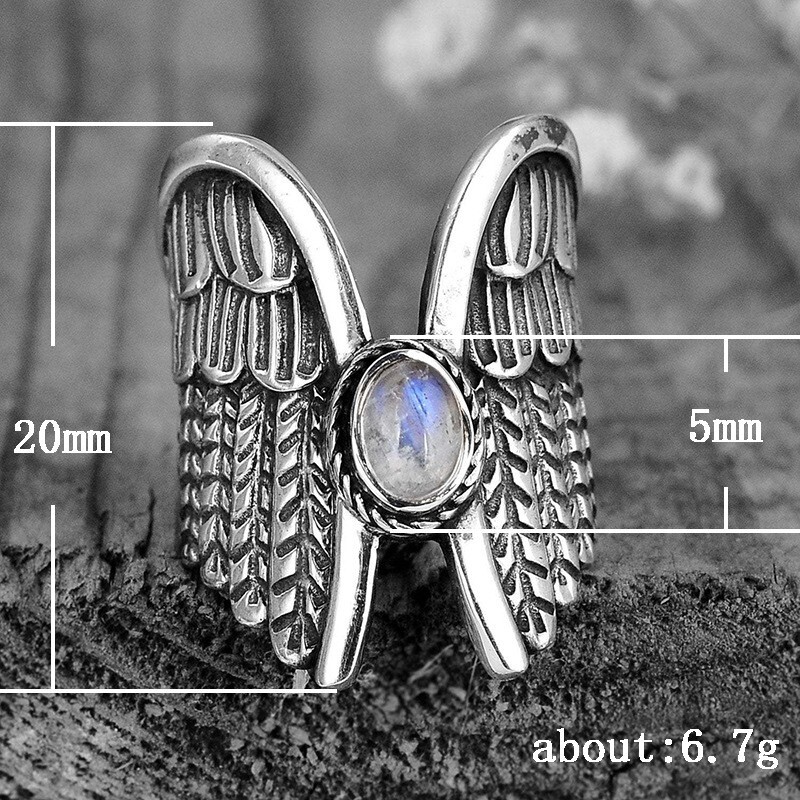 Elongated Christmas Ring 925 Silver plated Aesthetic Old Victorian Vintage Ring