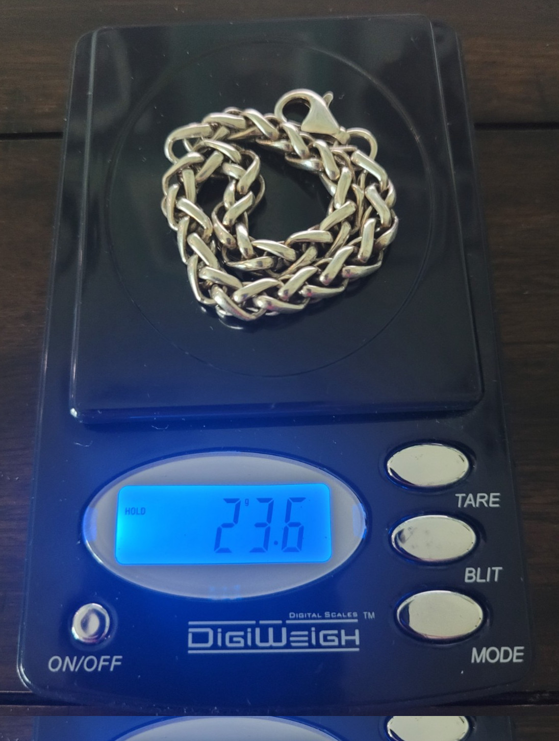 Vintage MSC 925 Sterling Silver Interwoven Link Bracelet 7.5″ L – 23.6 grams