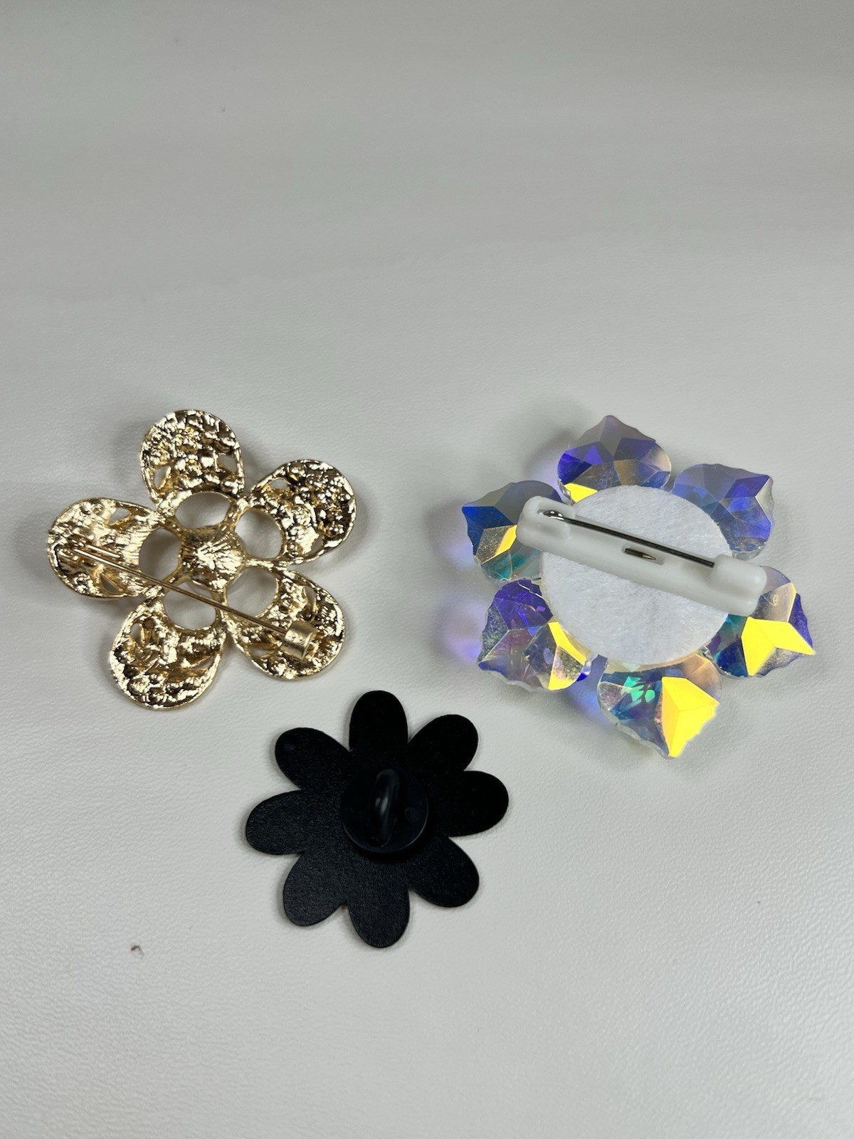 NEW Bundle Lot Floral Brooches crystal enamel rhinestones faux pearl pins