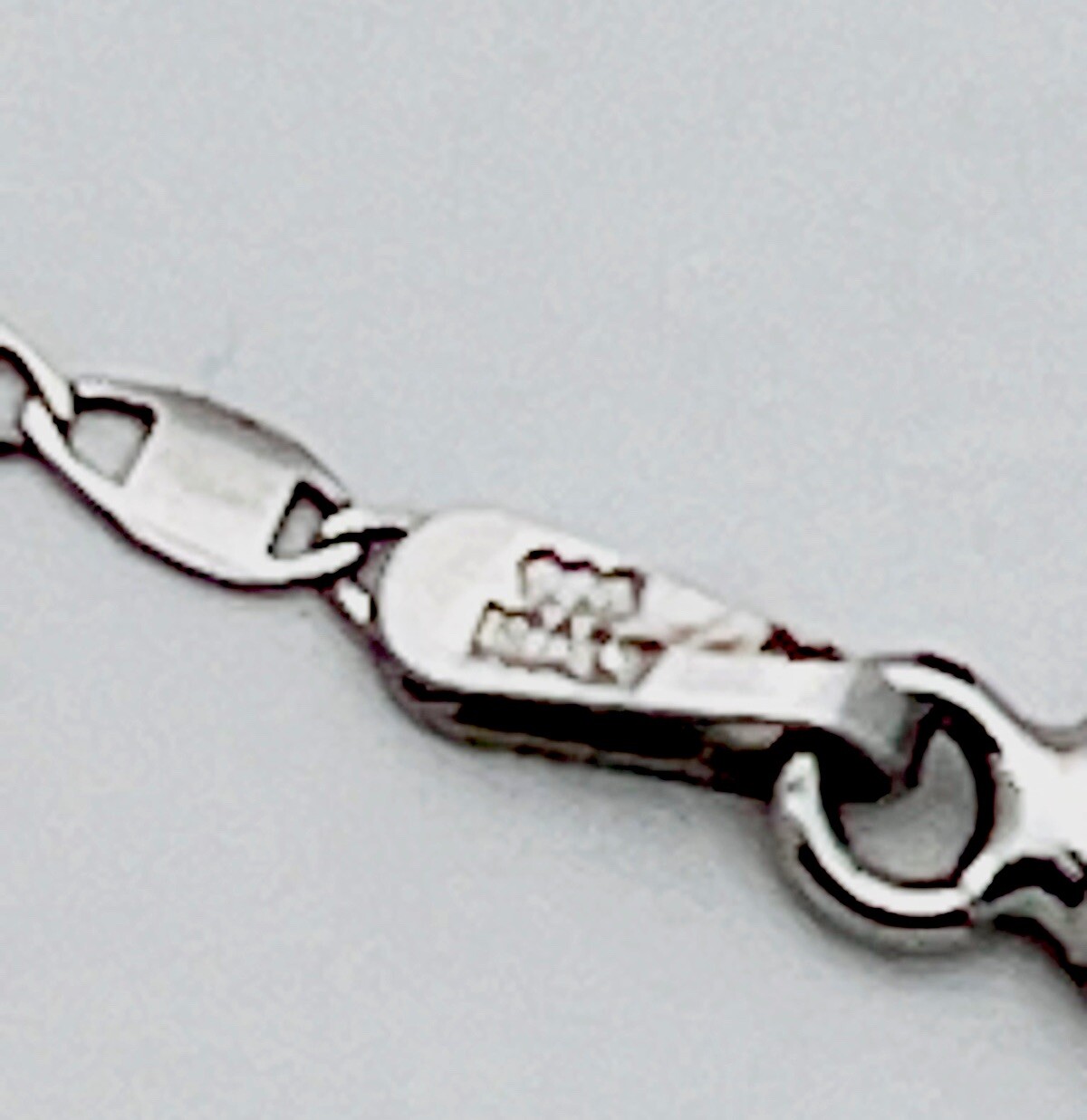 DaneCraft Tarnish Free 925 Sterling Silver Flat Oval Link Necklace 16”