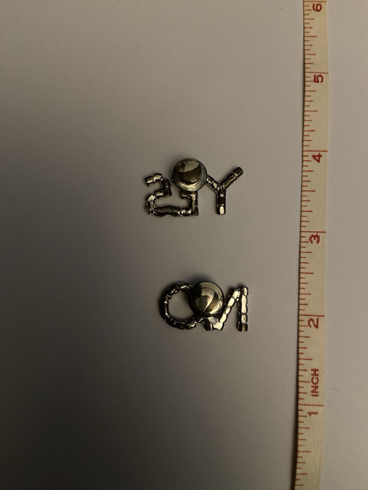 Rhinestone Pins And Bracelet Lot: Yes And No Pins; 5 Pieces Total