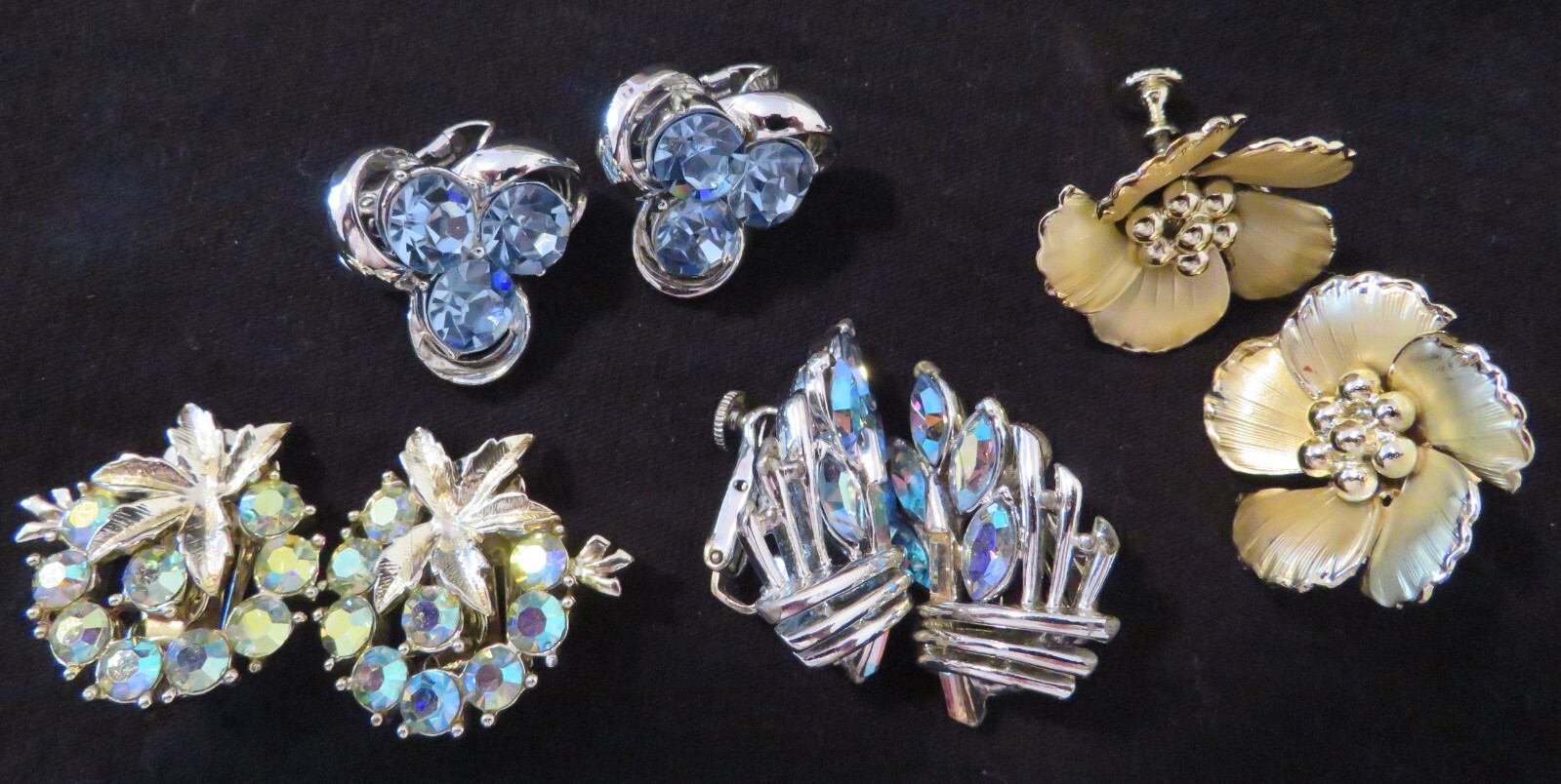 VINTAGE LOT 9 Signed Earrings RARE Kramer Renoir Matisse C. Stein Monet Coro