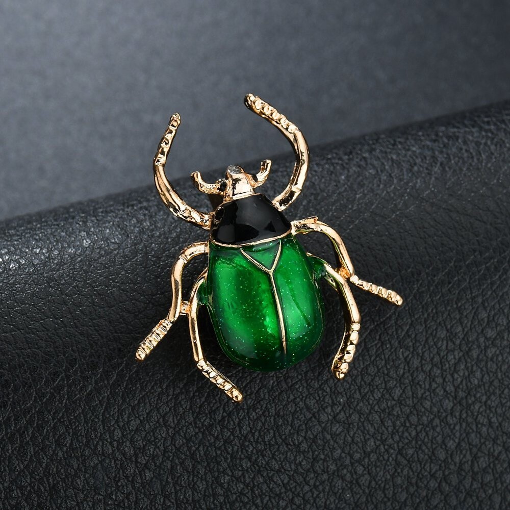 Insect Bumble Bee Brooch Bee Jewelry Gold Color Enamel Brooch Rhinestone Jewelry