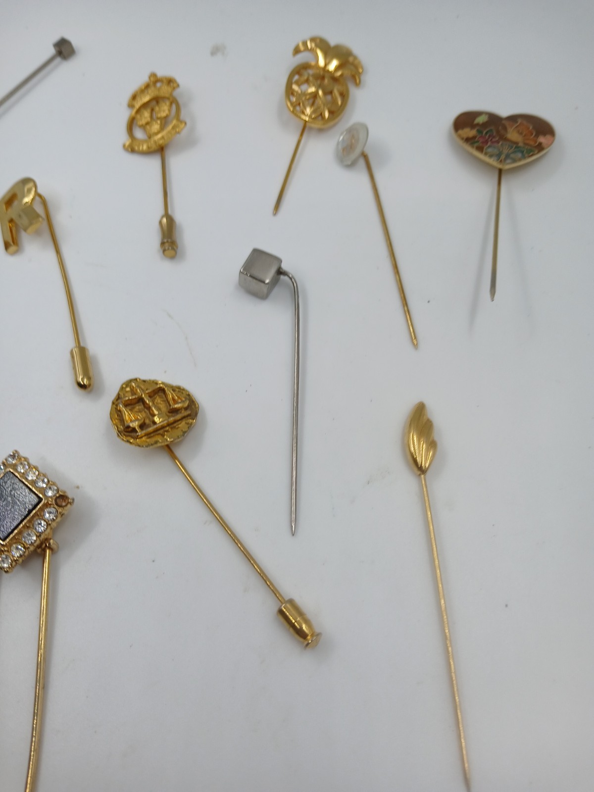 Wholesale Lot of Assorted Vintage Hat Pins. Lady Bug. Rhinestones and More