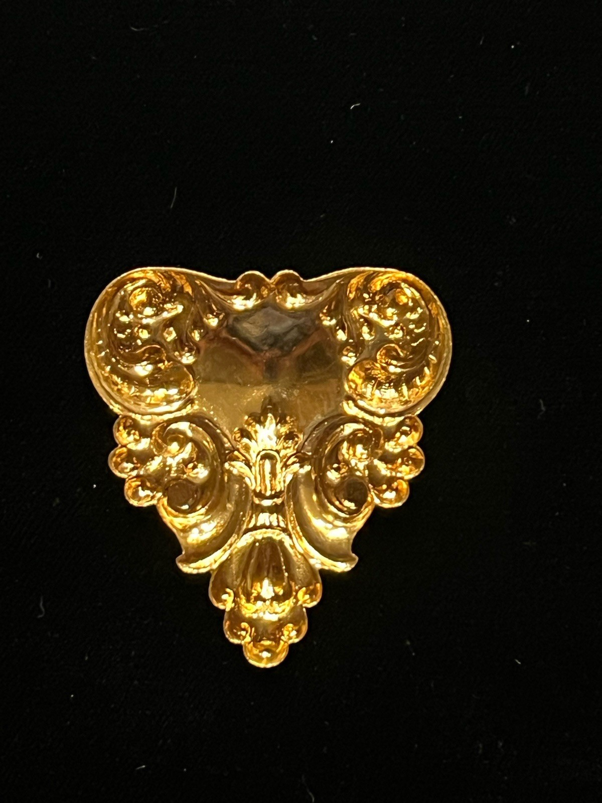 Vintage Gold Plated Stamping for Jewelry Design/22K Quality Finish Over Brass