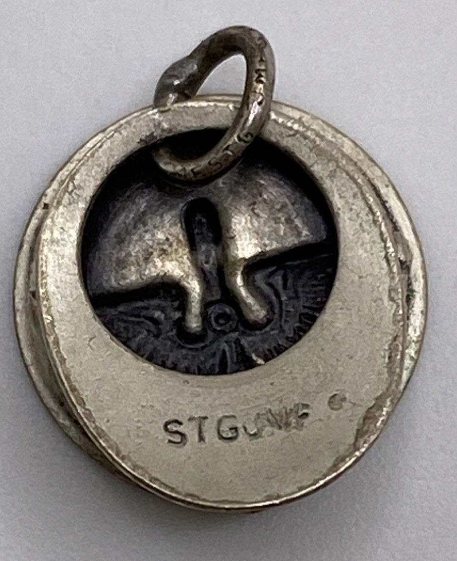 Vintage Sterling Silver United States Army Air Corps Hat/Cap Charm 1.3g