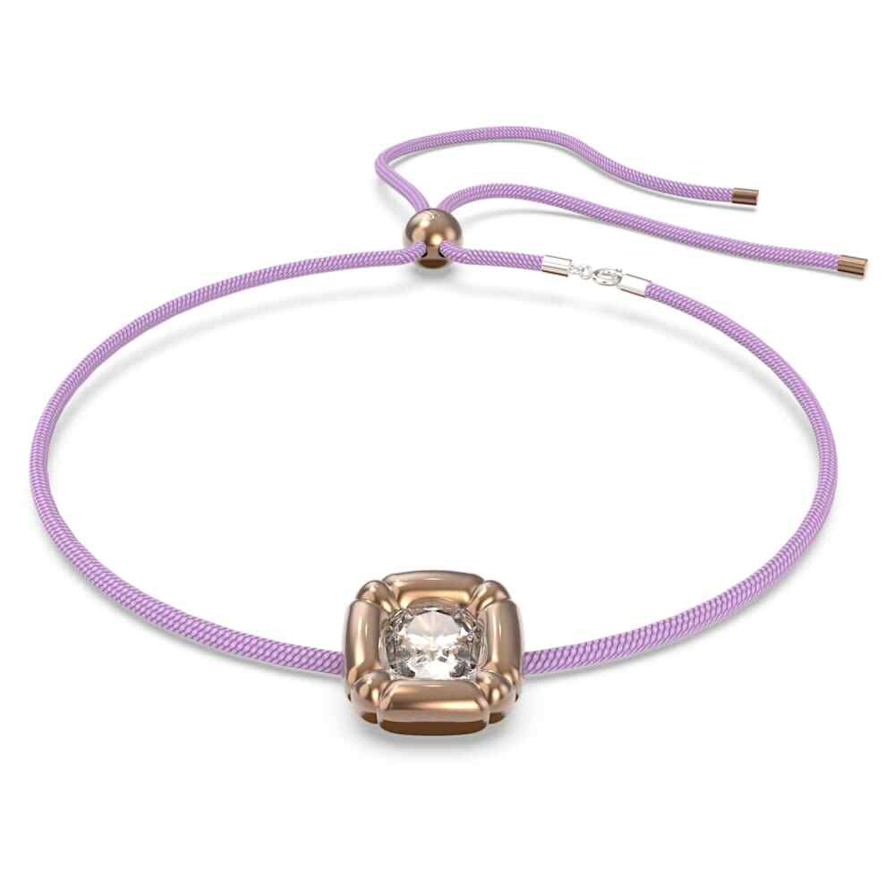 Swarovski Dulcis Women’s Purple Crystal Rose Gold-tone plated Bracelet 5622377