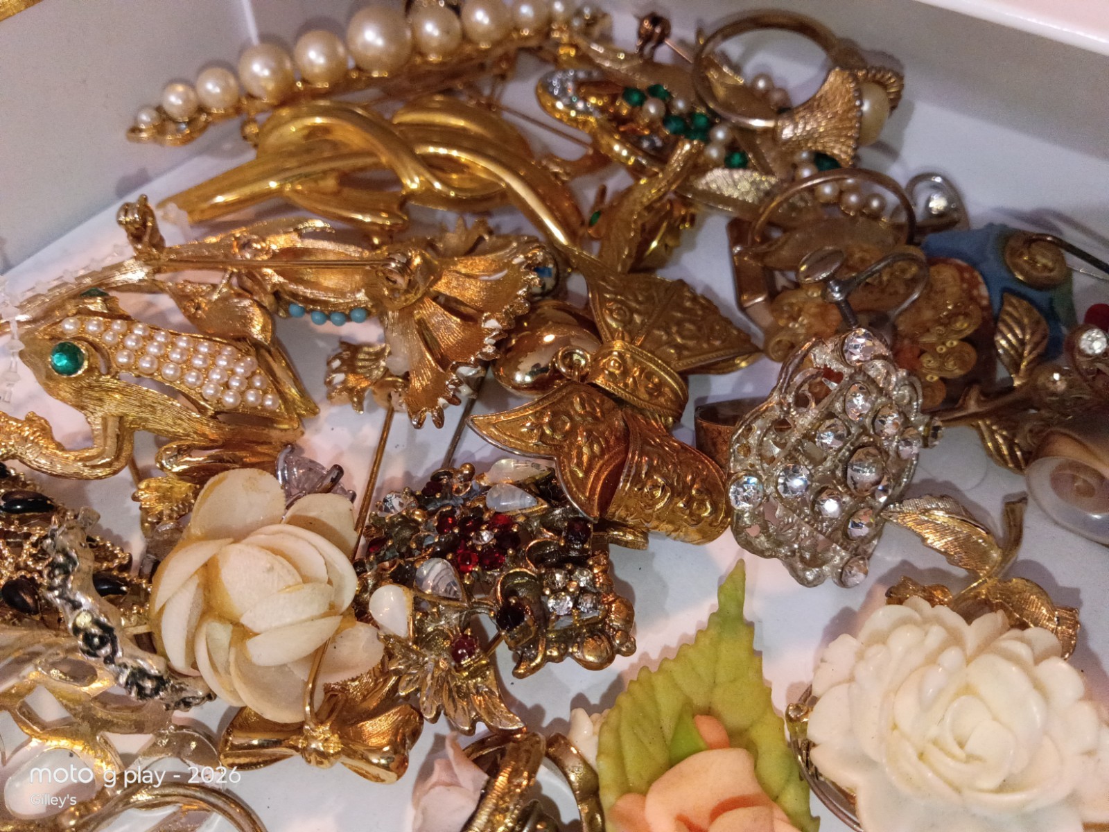 FREE SHIP Jewelry Lot Over 1 LB Pound VTG NEW Retro Y2K MCM Fashion Mystery Mix