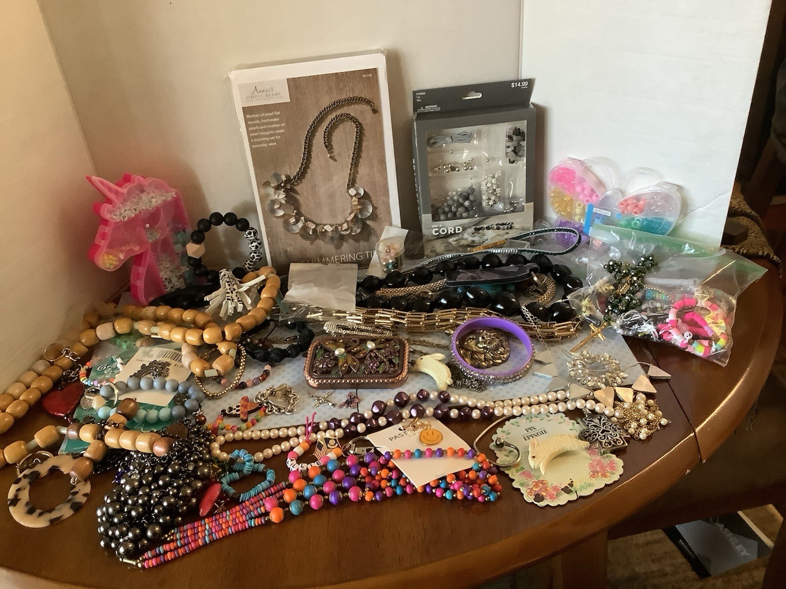 4.2 LBS CRAFT JUNK SCRAP Jewelry Lot Repurpose Salvage
