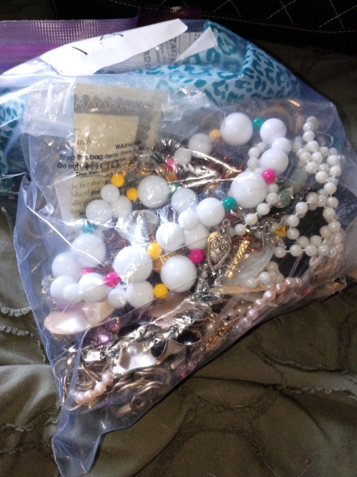 Unsearched Bag Of Jewelry