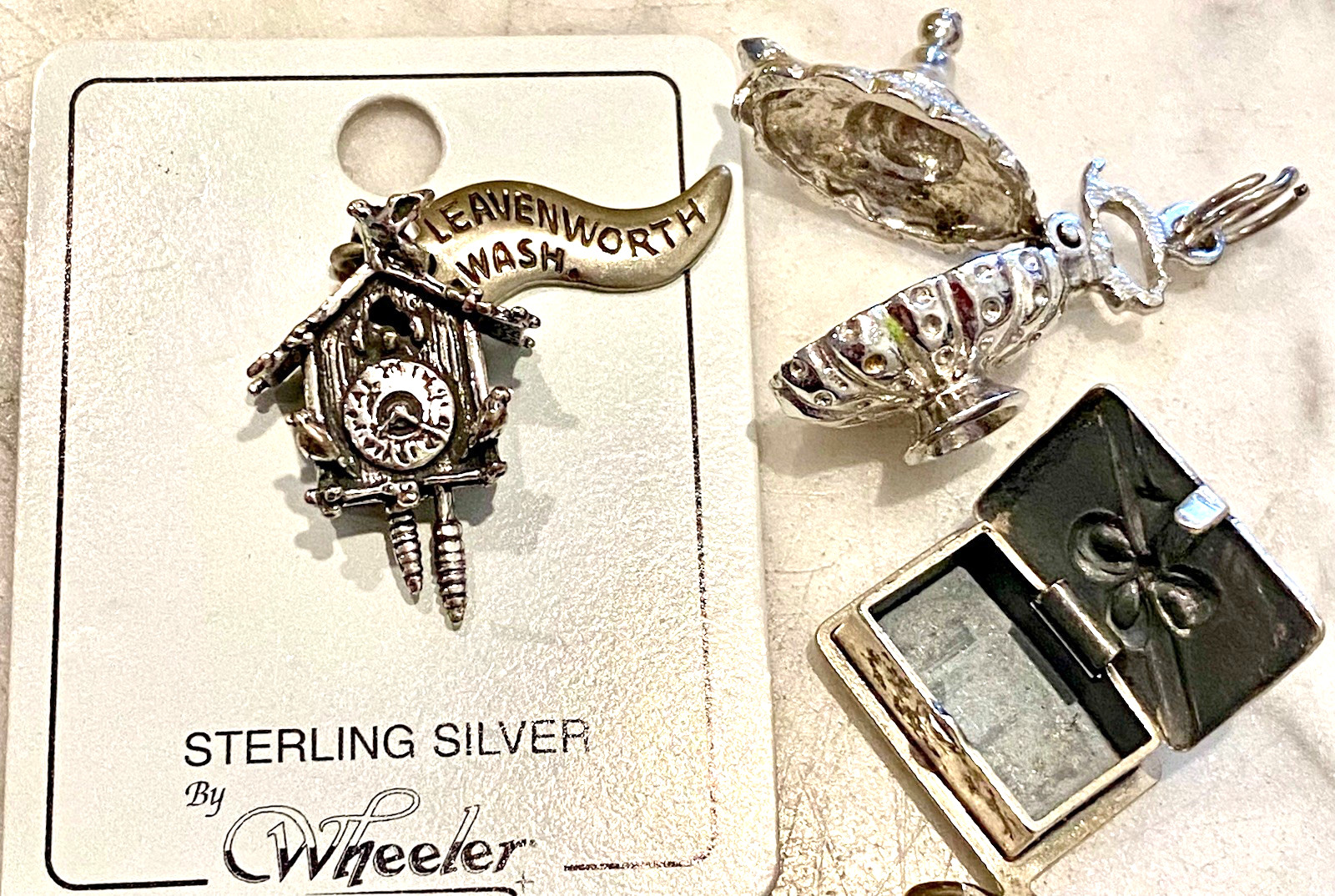 Vintage Sterling Silver Moving Mechanical Articulated Charms YOU CHOOSE