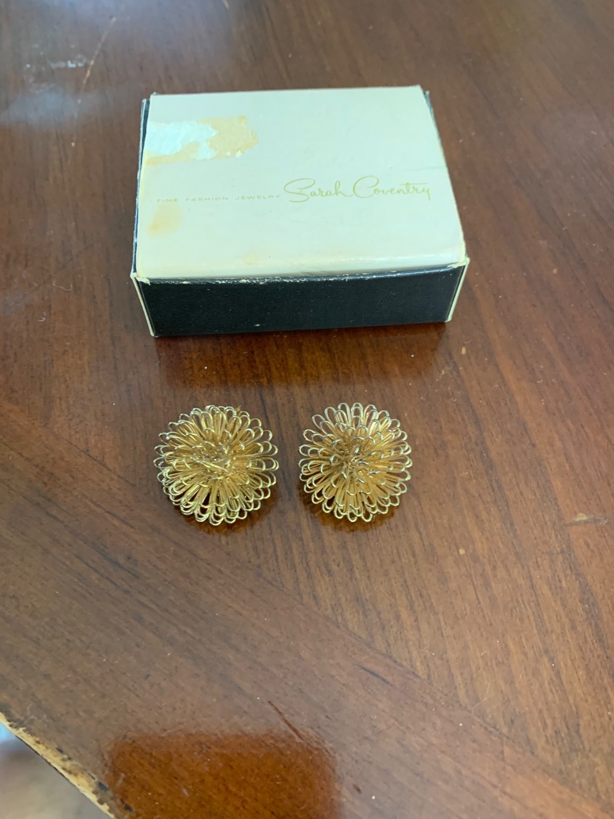 Vintage Sarah Coventry pin and clip on earrings “not sure of brand on earrings”