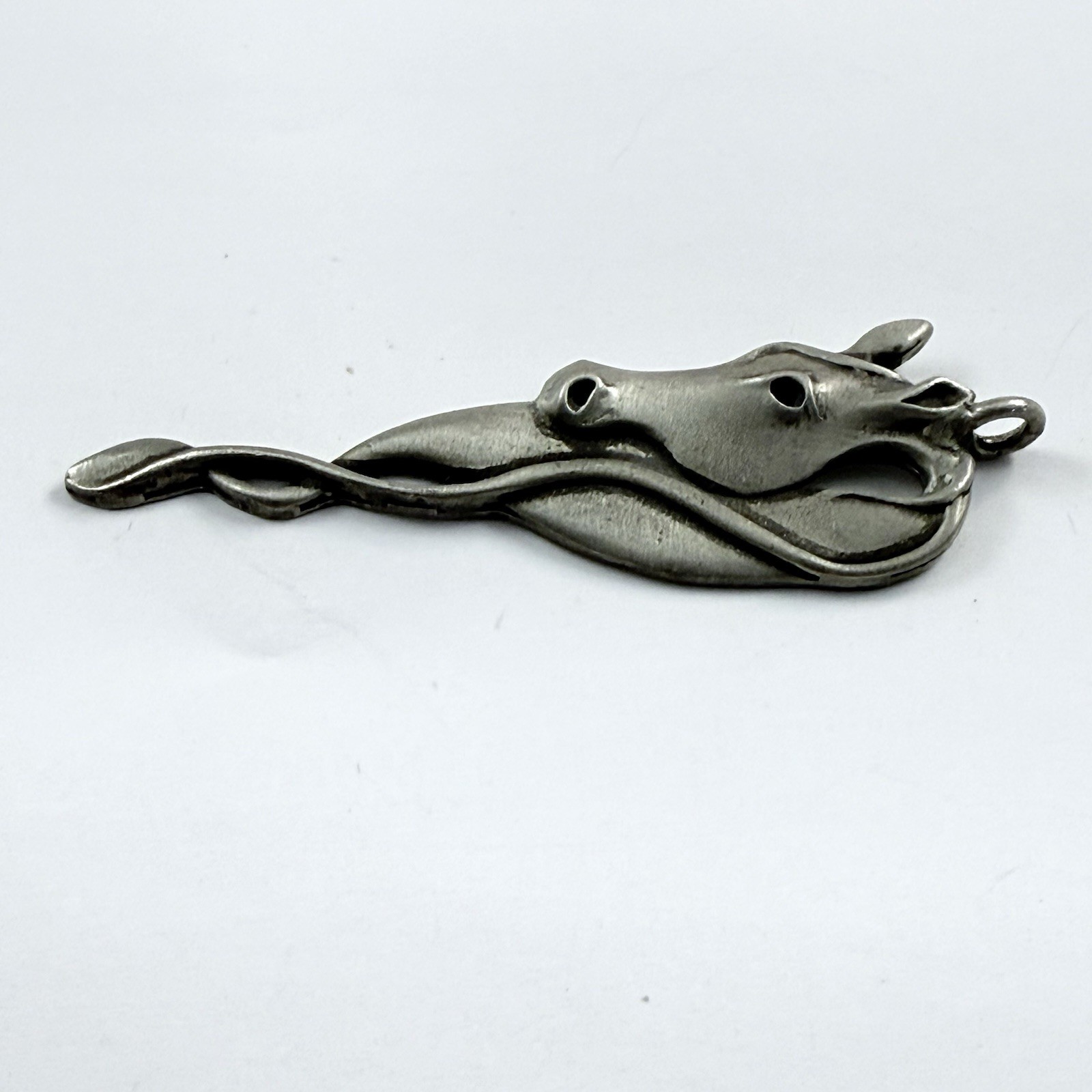 Vintage Pewter Unicorn Pendant Signed GRIFF Made in United Kingdom