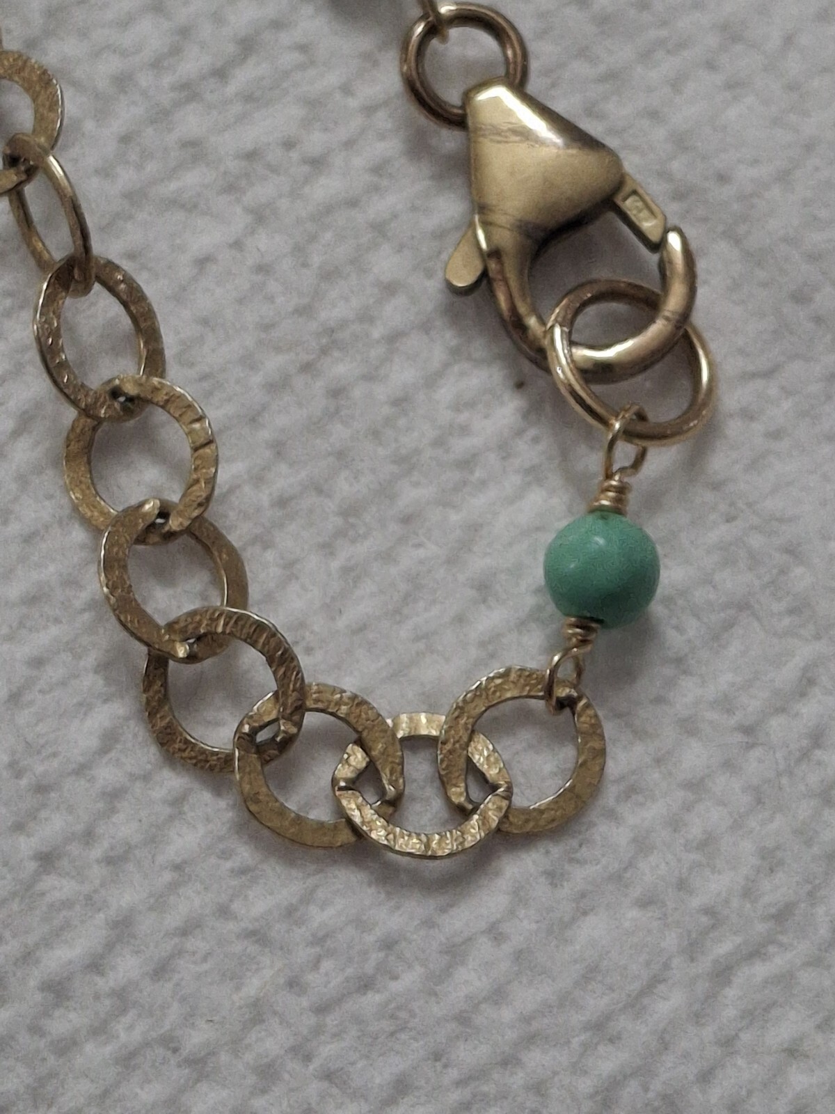 14/20 GF Gold Filled 33″ Multi Color Gemstone Necklace