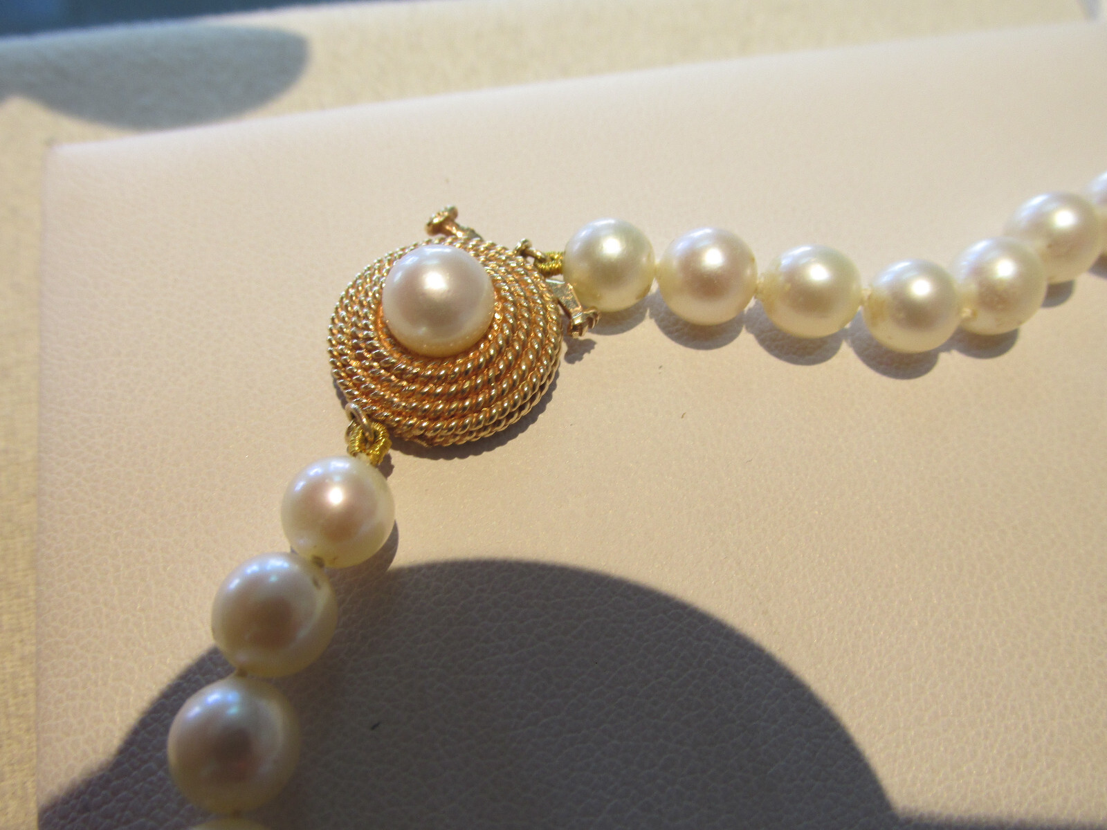 Beautiful 20.5 inch 6.4 to 9.3 mm Akoya Pearl Necklace with 14k Clasp MAKE OFFER