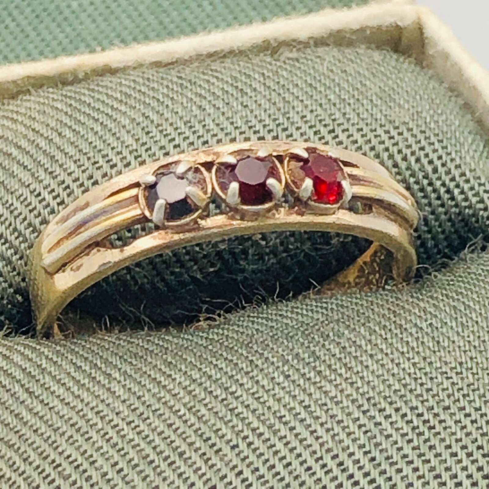 Vintage Soviet Gilding Ring Silver 875 Women’s Jewelry
