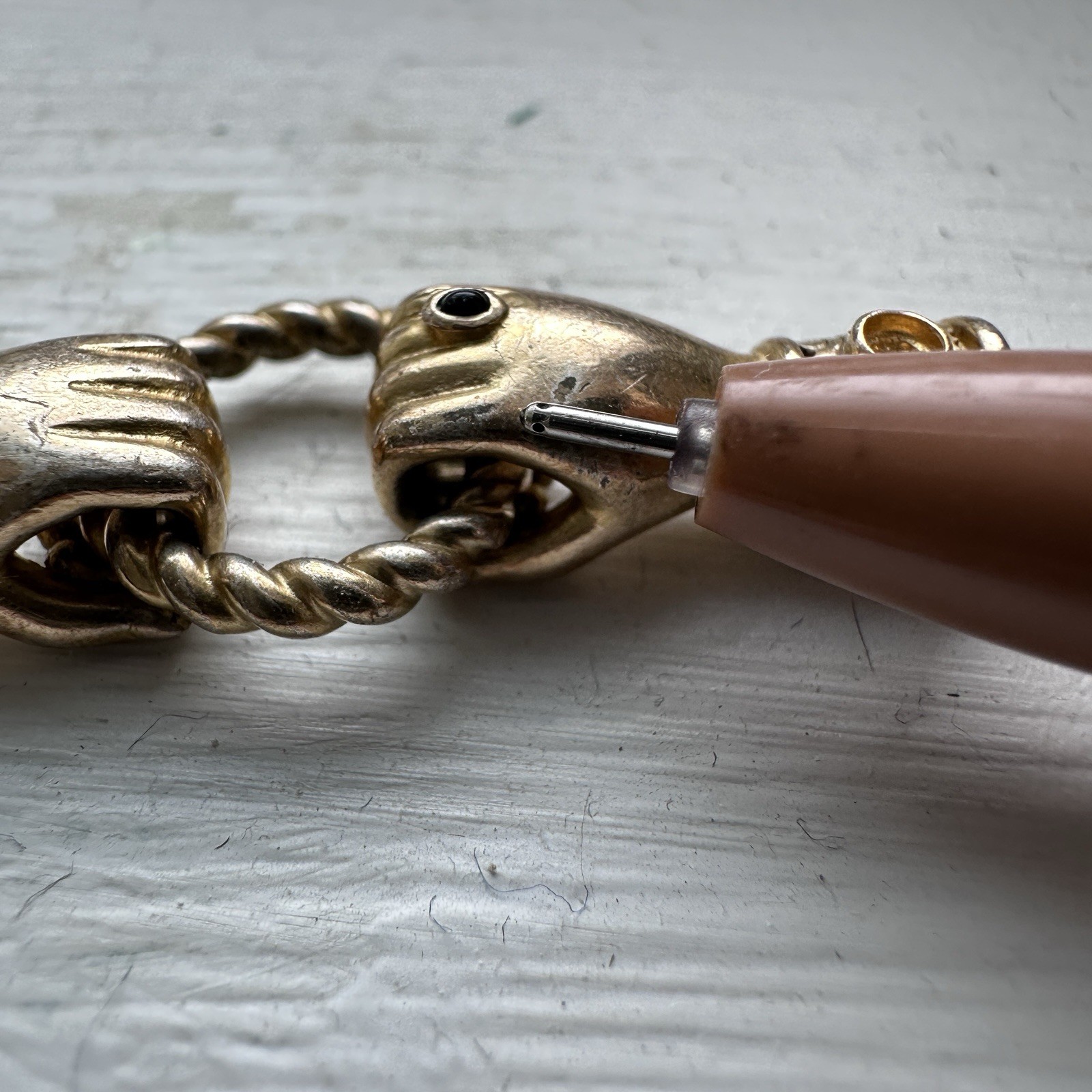 Missoma X Harris Reed 18k Gold Plate/ Natural Pearls In Good Hands Bracelet READ