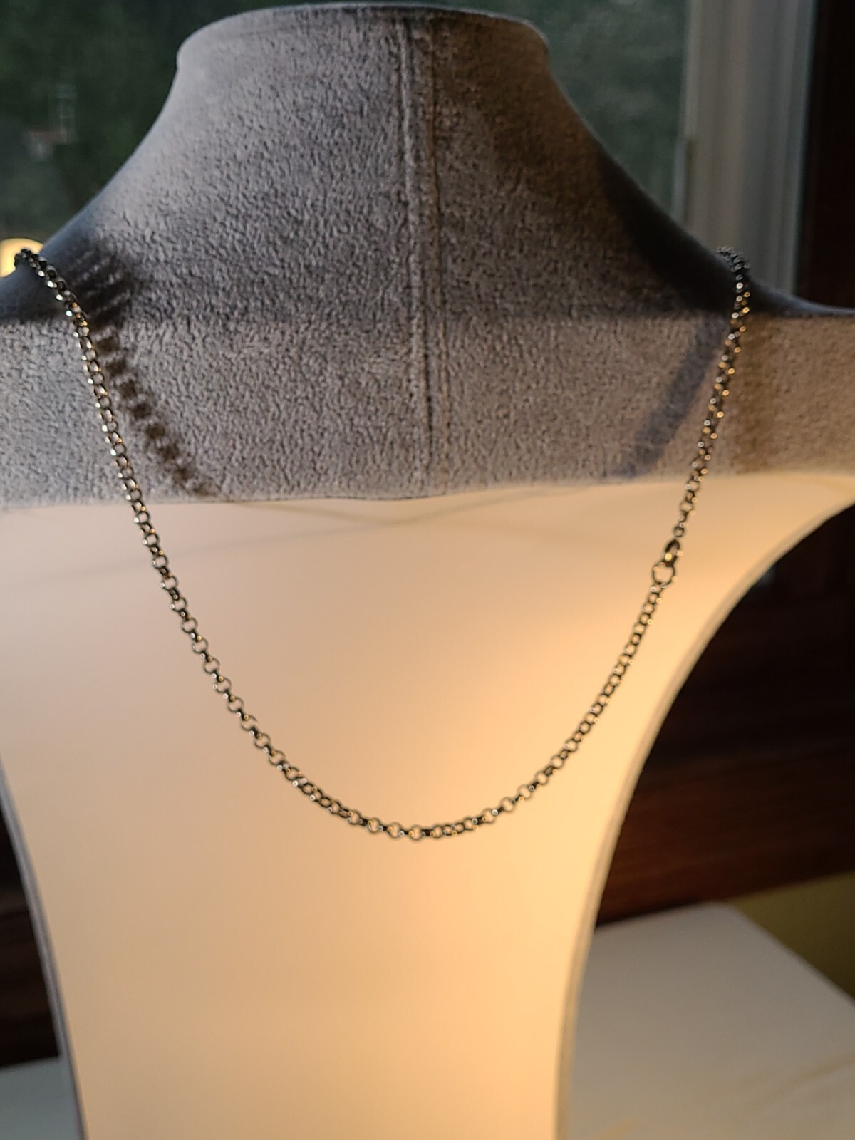 Vintage Eivind Hillestad Norway Pewter Signed EH Pendant Necklace 1960’s