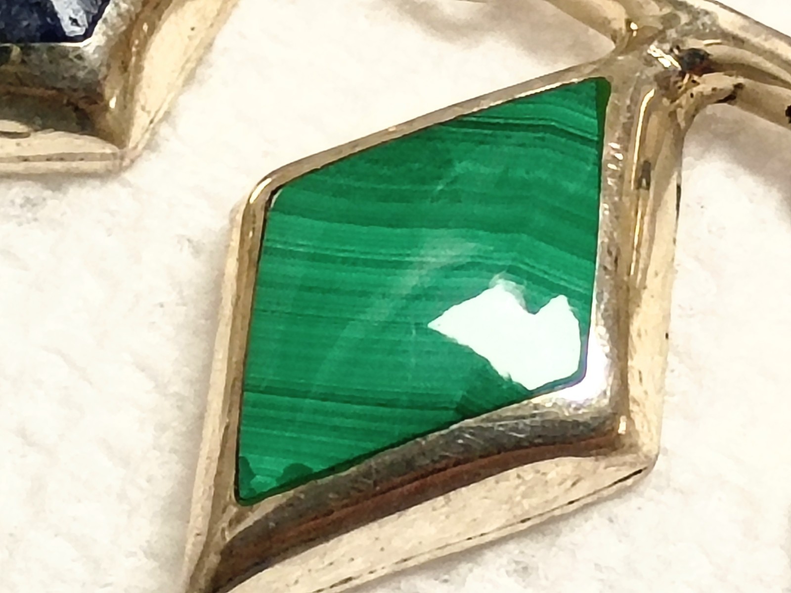 950 Silver Taxco Mid Century TM-181 Necklace Malachite Turquoise Lapis Sugilite
