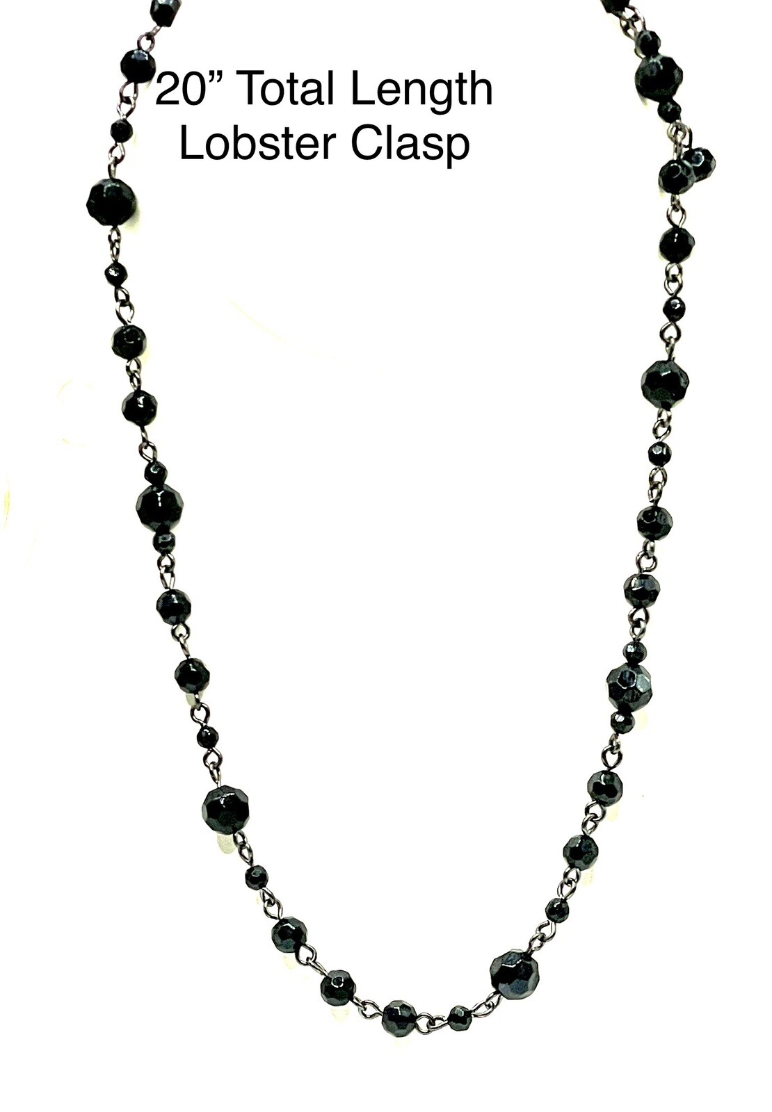 Victorian Gothic Black French Jet Glass Jewelry Set Vintage Curated