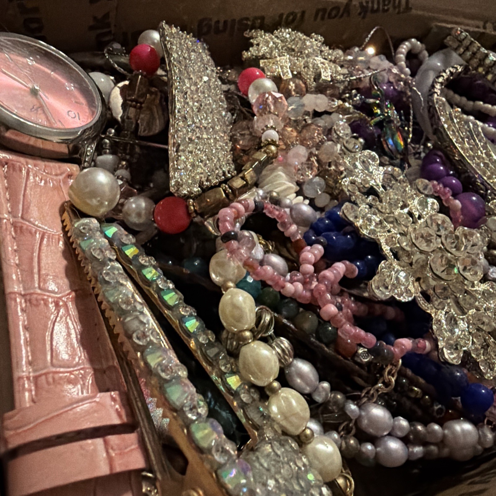 Vintage to Now Jewelry Lot, All Wearable Untested. No Broken. Box A8