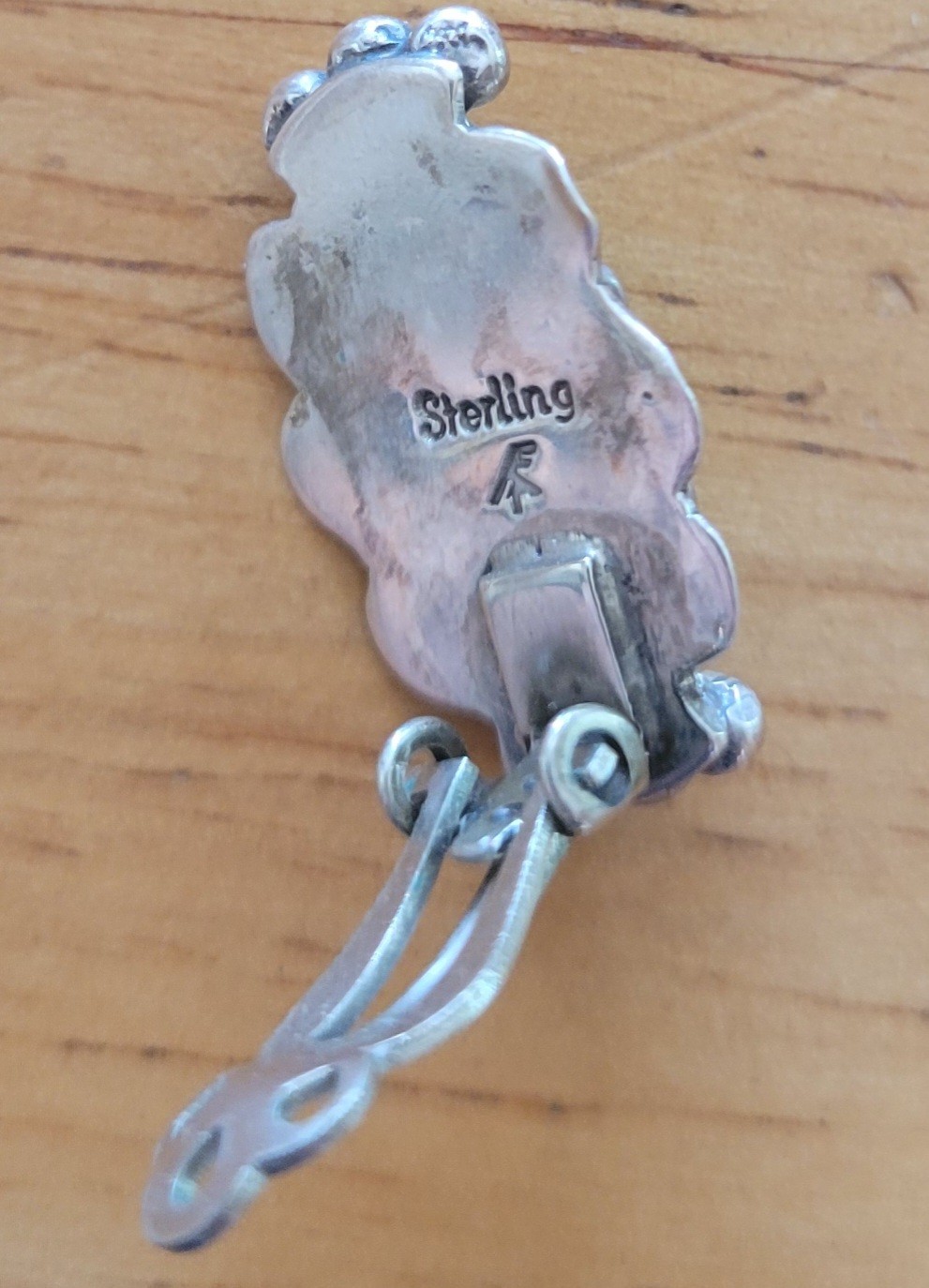Vintage sterling silver earrings.