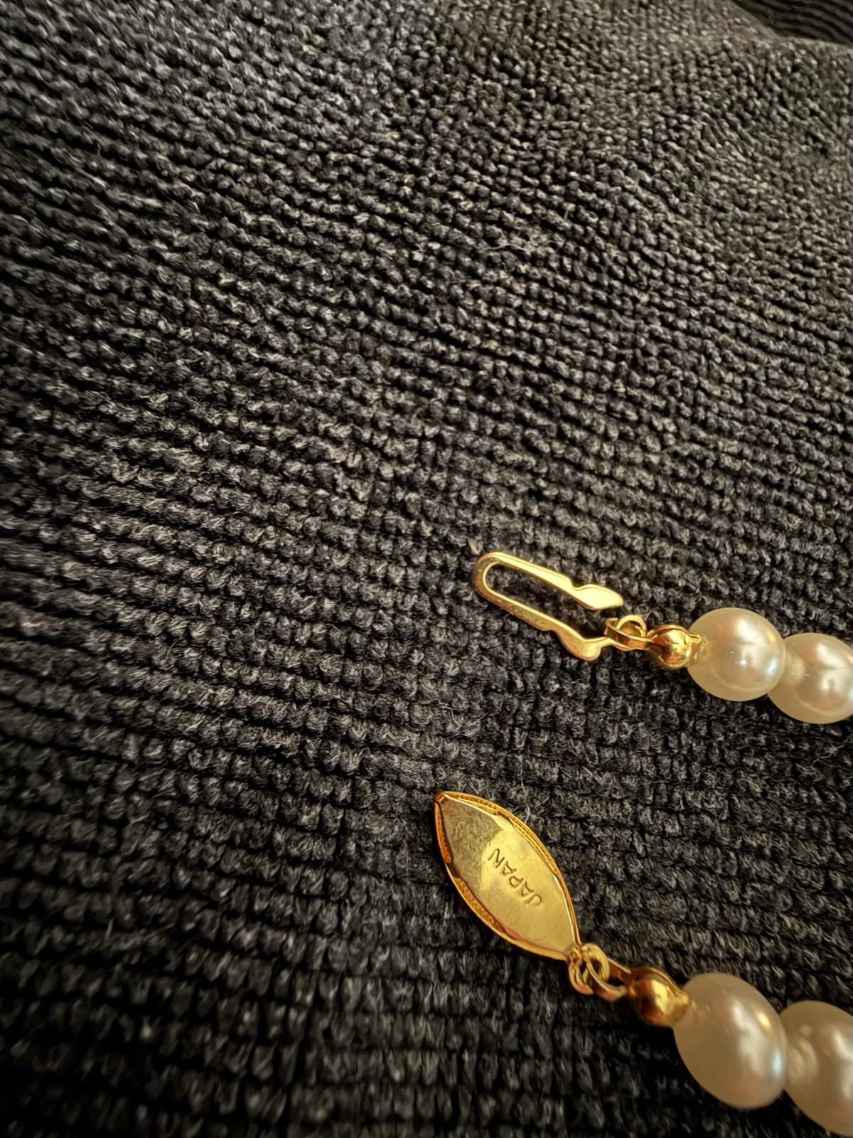 Vintage Akoya Pearl Necklace 14k Filigree Clasp~Uniform 6–6.5 mm Cream Overtone