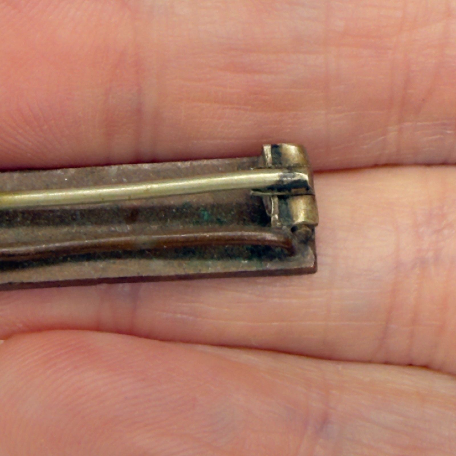Vintage Antique Pin Brooch Military 1842 1891 Embossed 1.5 Inches