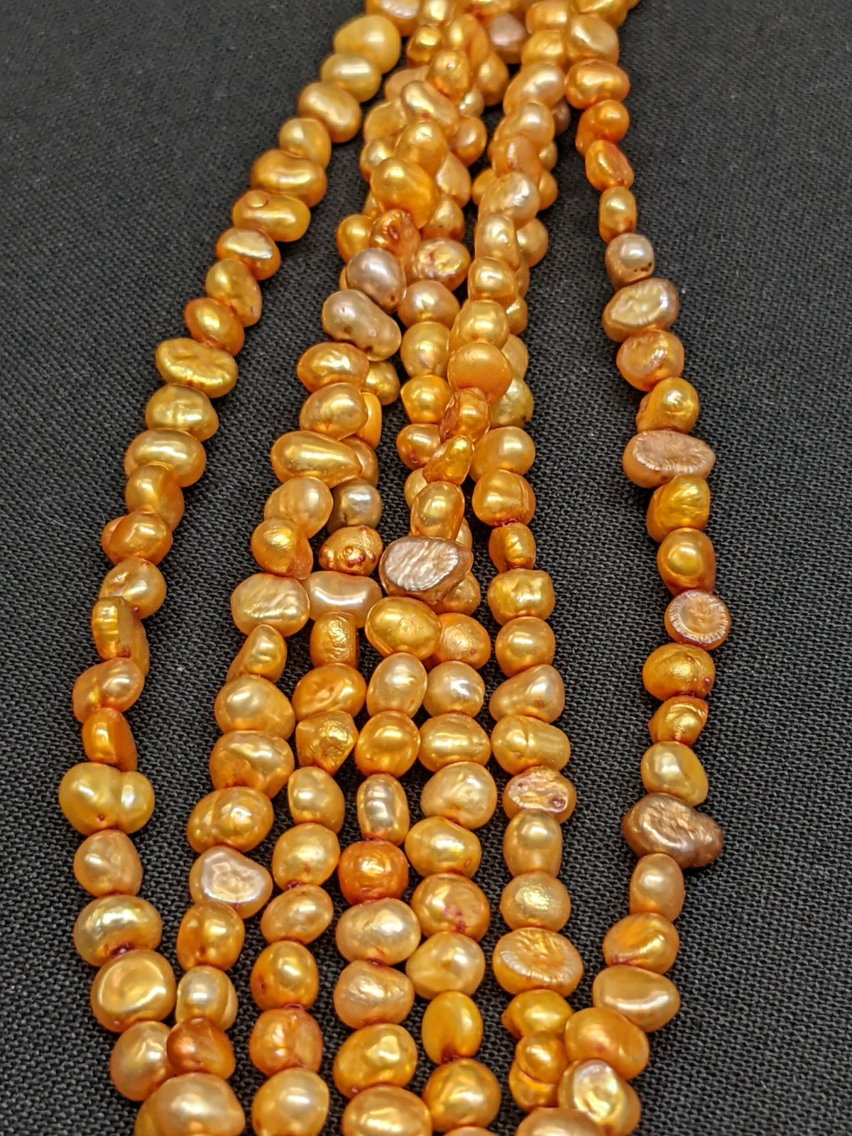 Multi-Strand Cultured Pearl Necklace Sterling Silver 925 Clasp ~20″ Silpada?